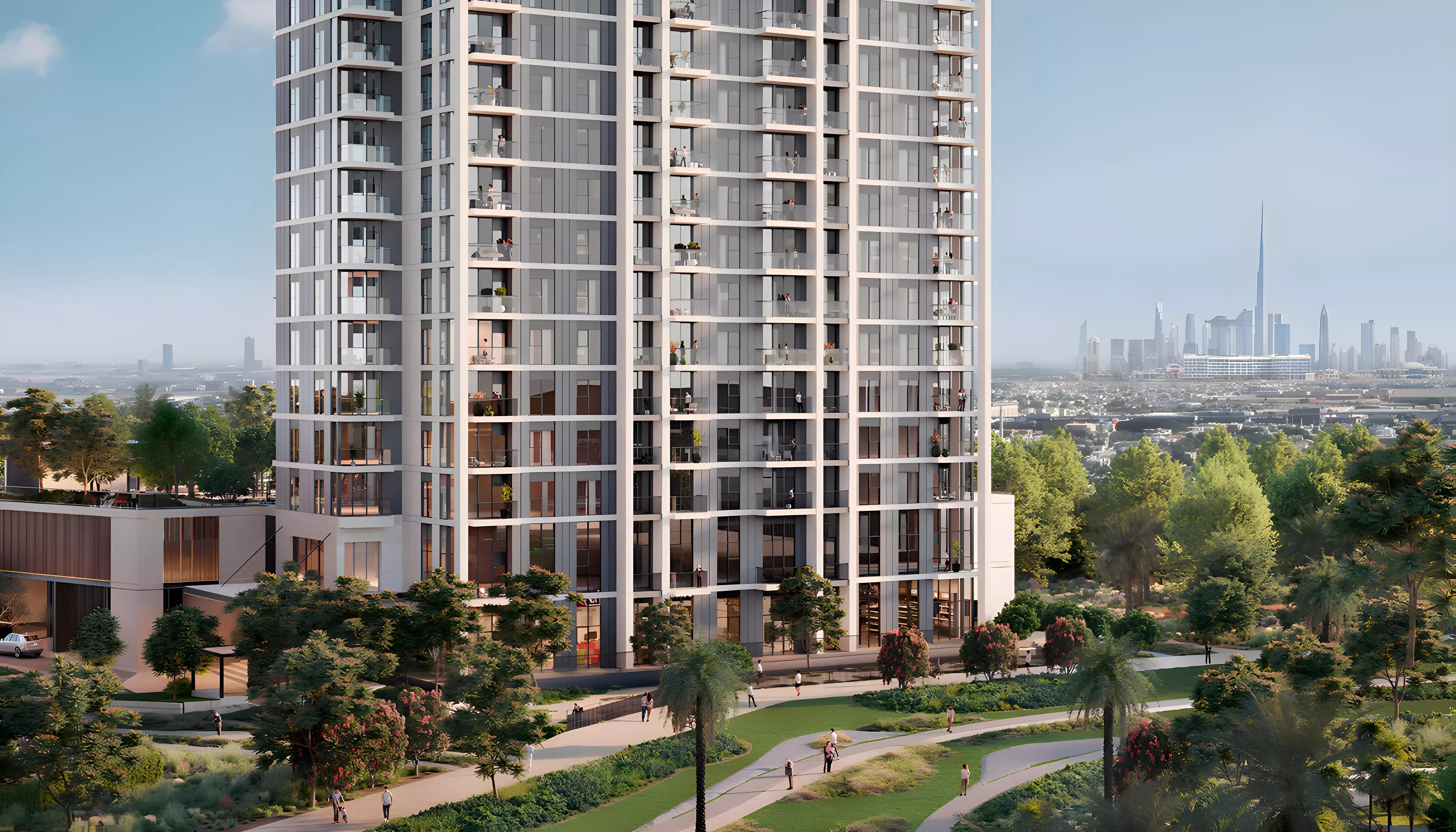 Golf Hillside building landscaped surroundings, Dubai Hills Estate