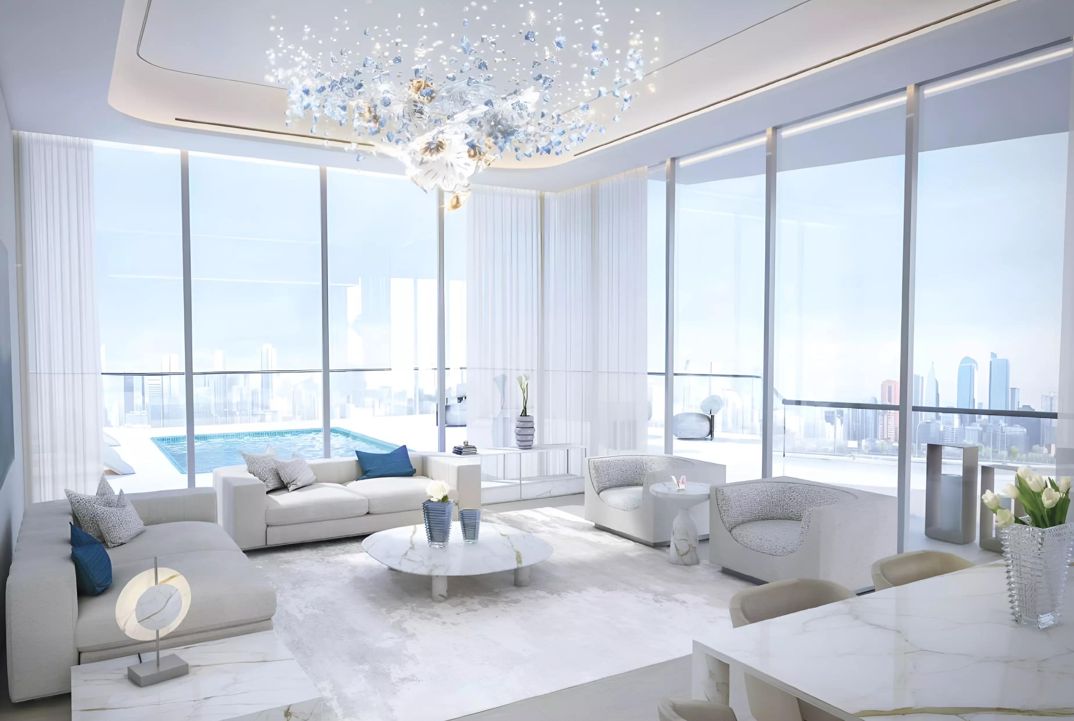 Harbour by Prestige One residential tower exterior, Dubai Islands