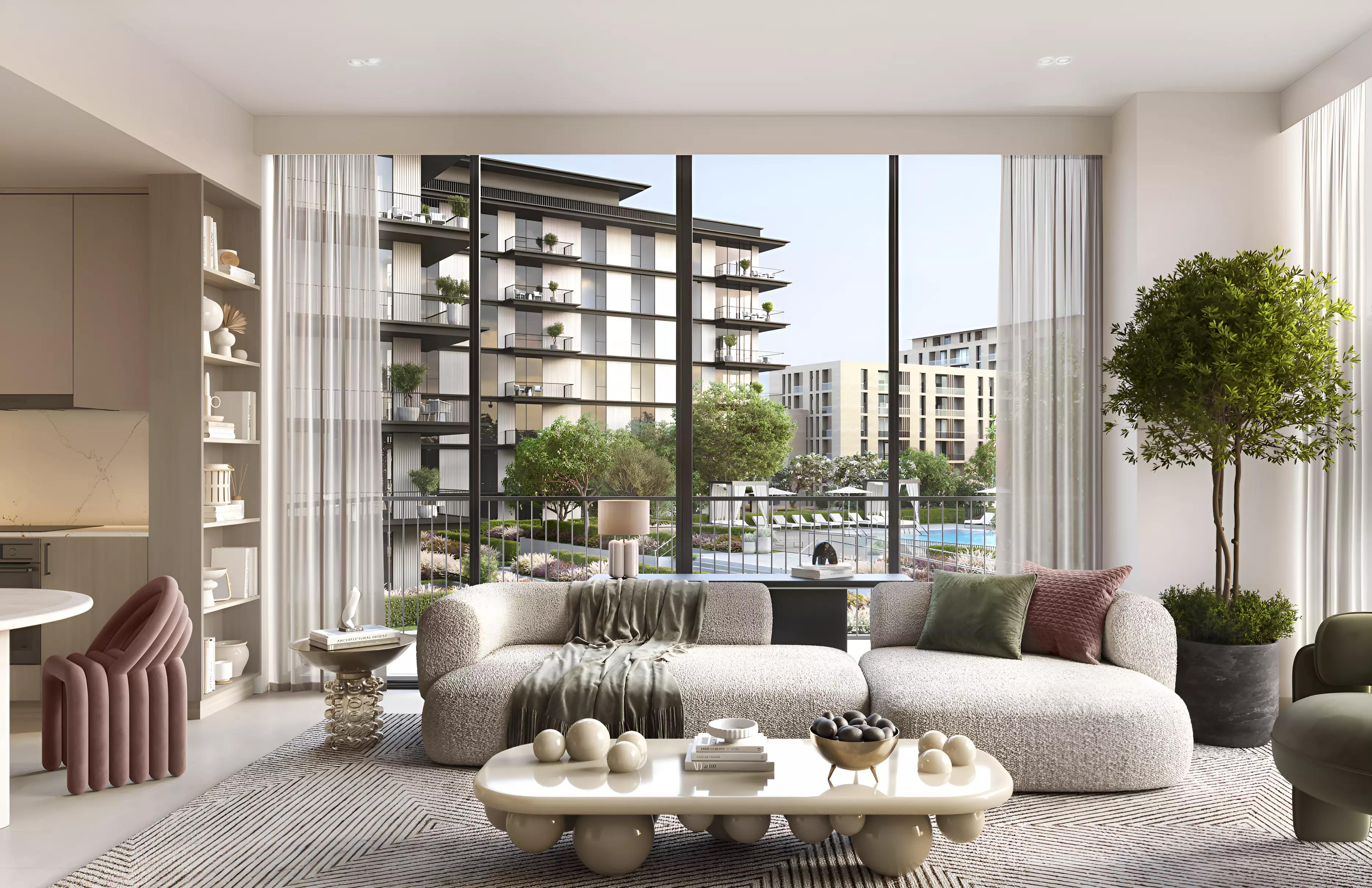 Ocean Cove building complex overview, Mina Rashid, Dubai