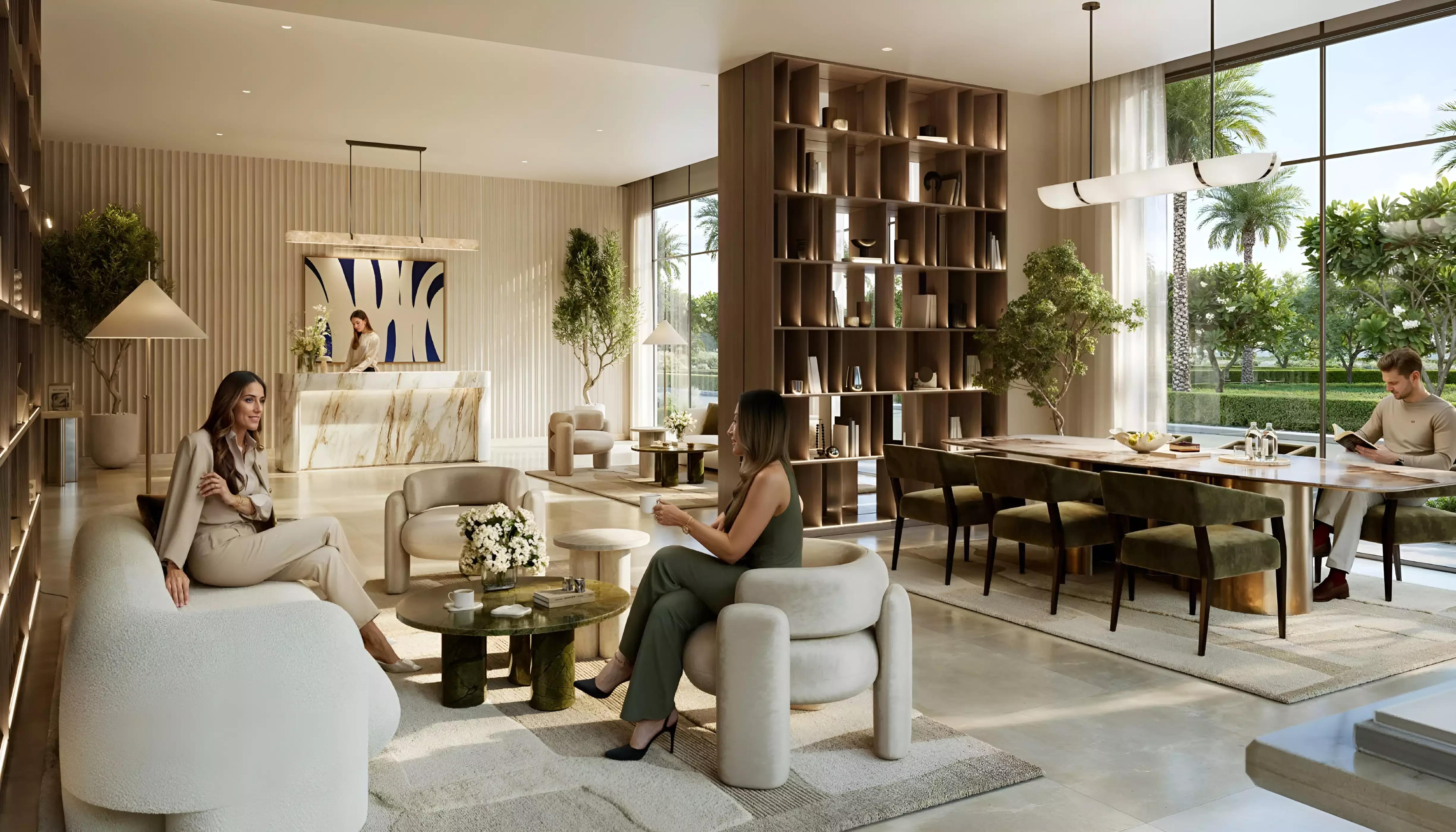 Aurea building amenity area with gymnasium, Mina Rashid Dubai