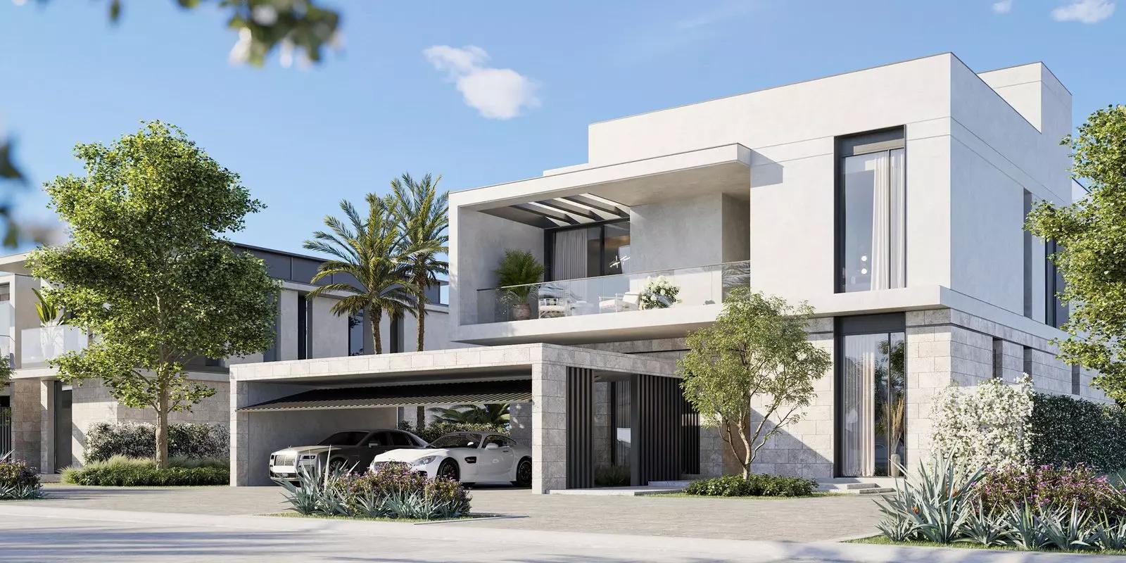 Bay Villas amenity area with running track, Dubai Islands