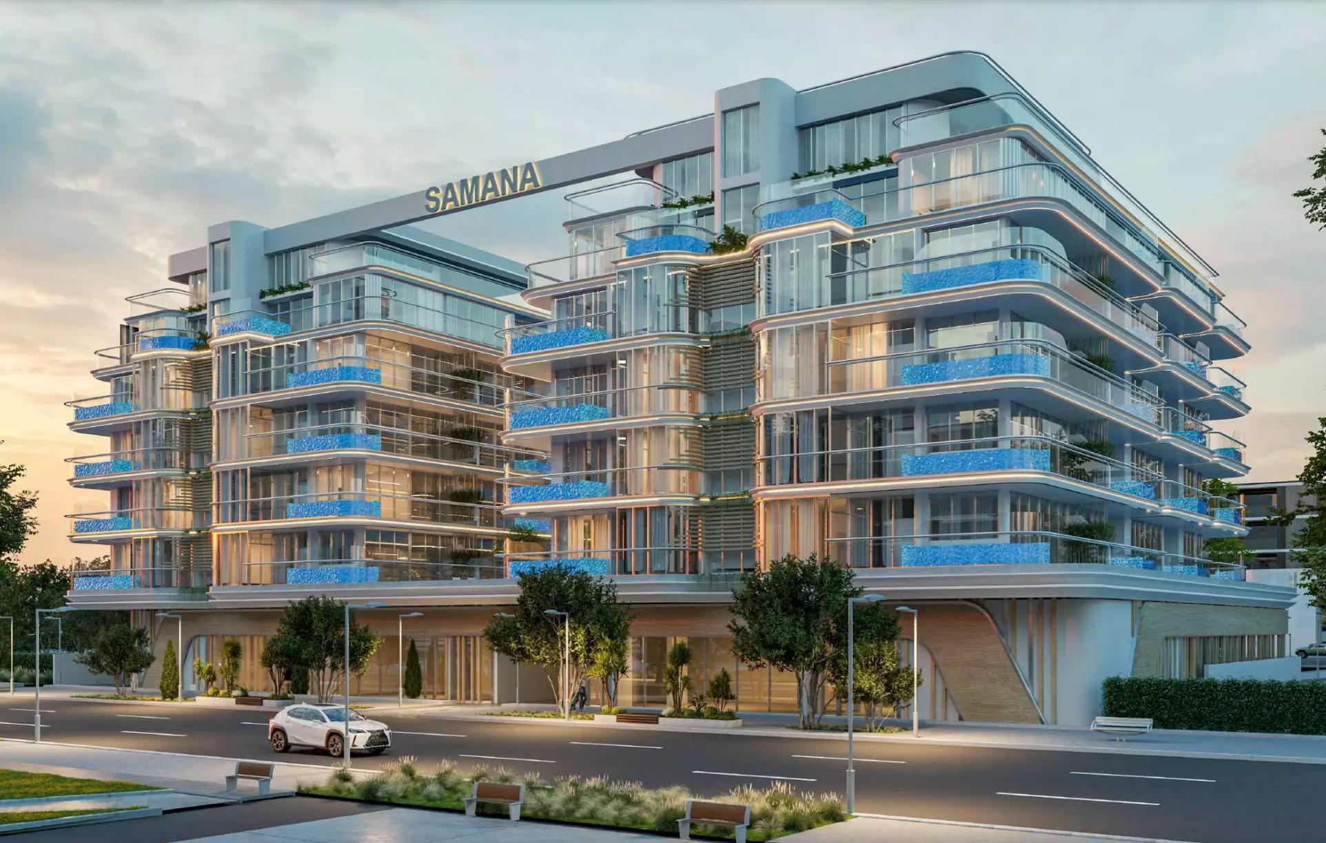 Rome by Samana residential facade view, District 11, MBR City, Dubai