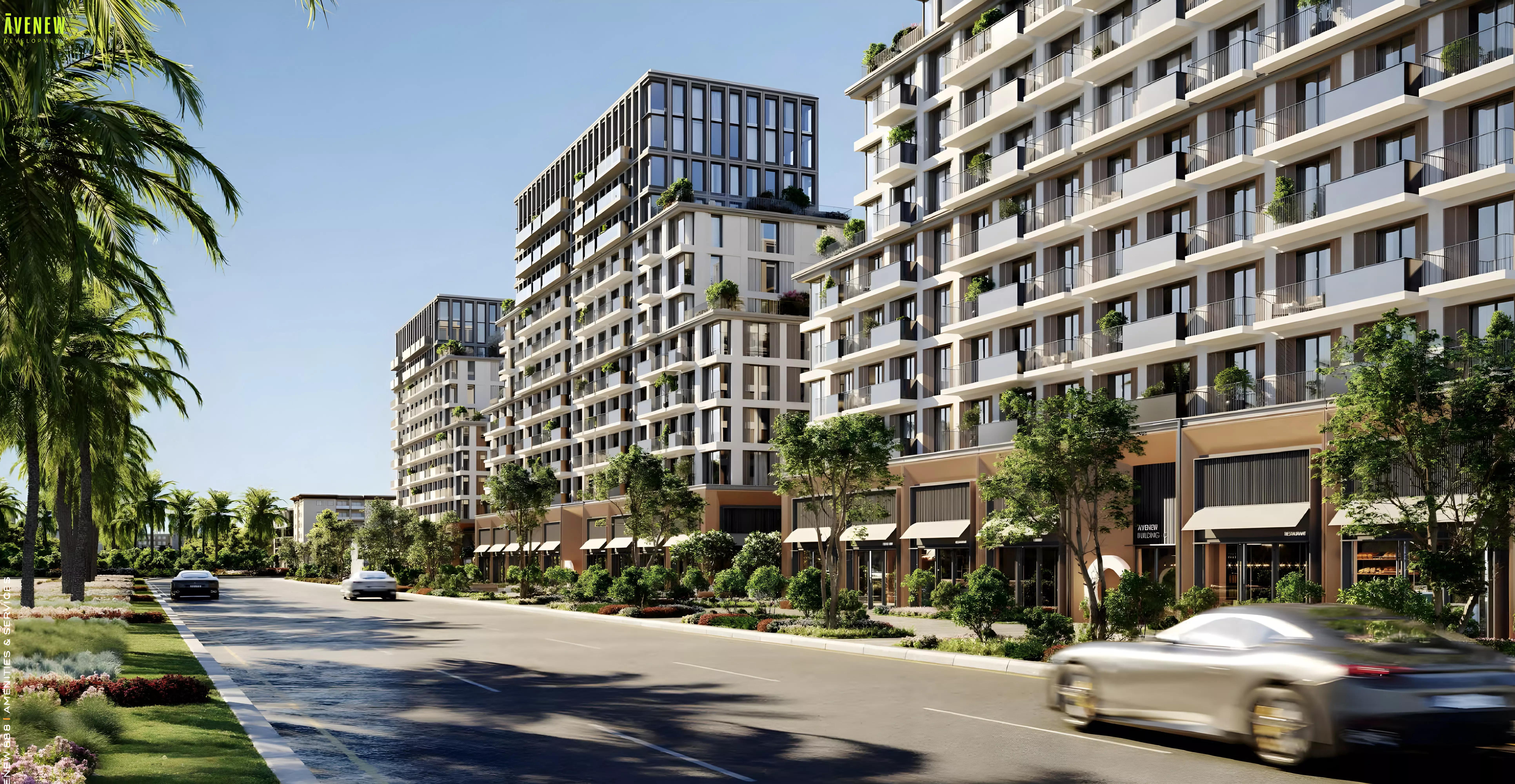 Loom at AVENEW 888 exterior building facade, Dubai South, Dubai