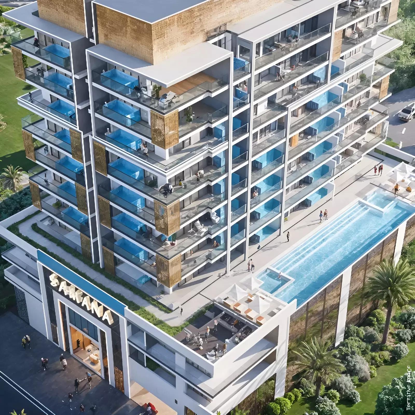 Samana Ocean Crest apartment interior, Dubai Islands, Dubai