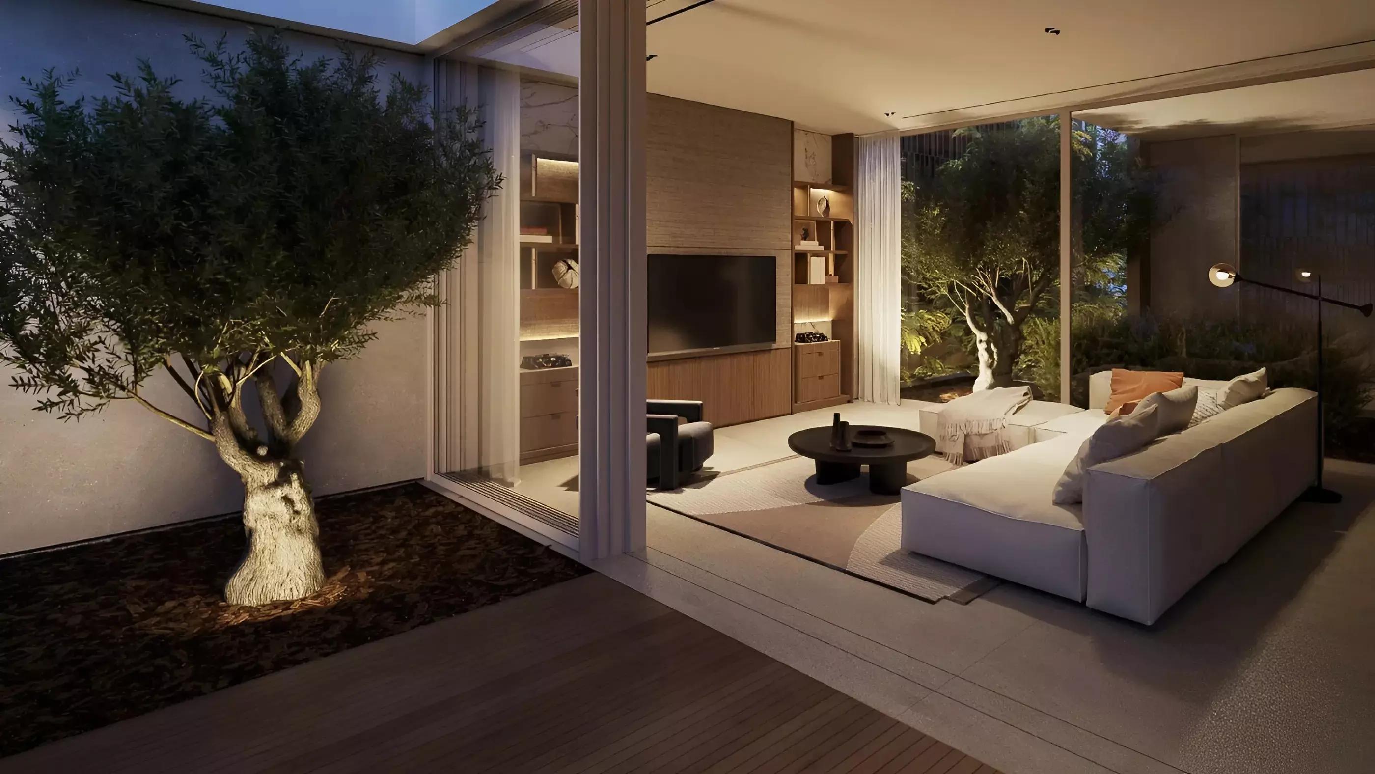 Numa Villas outdoor pool and clubhouse area, Meydan, Dubai