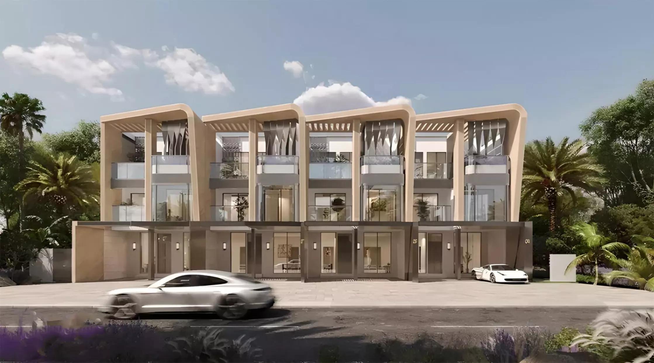 Knightsbridge residential building elevation, MBR City, Dubai