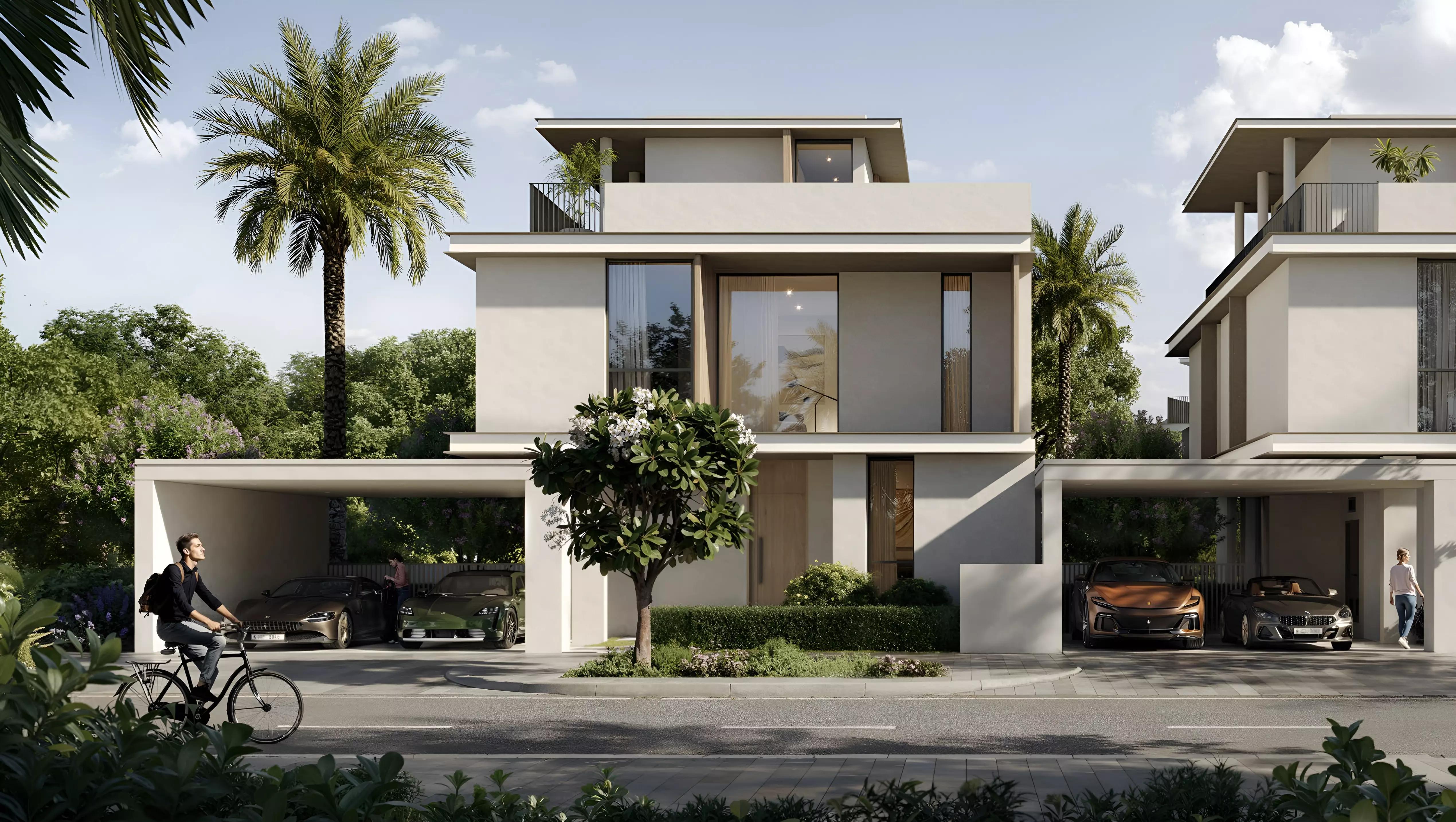 Interior living space of a Selvara villa, Dubai