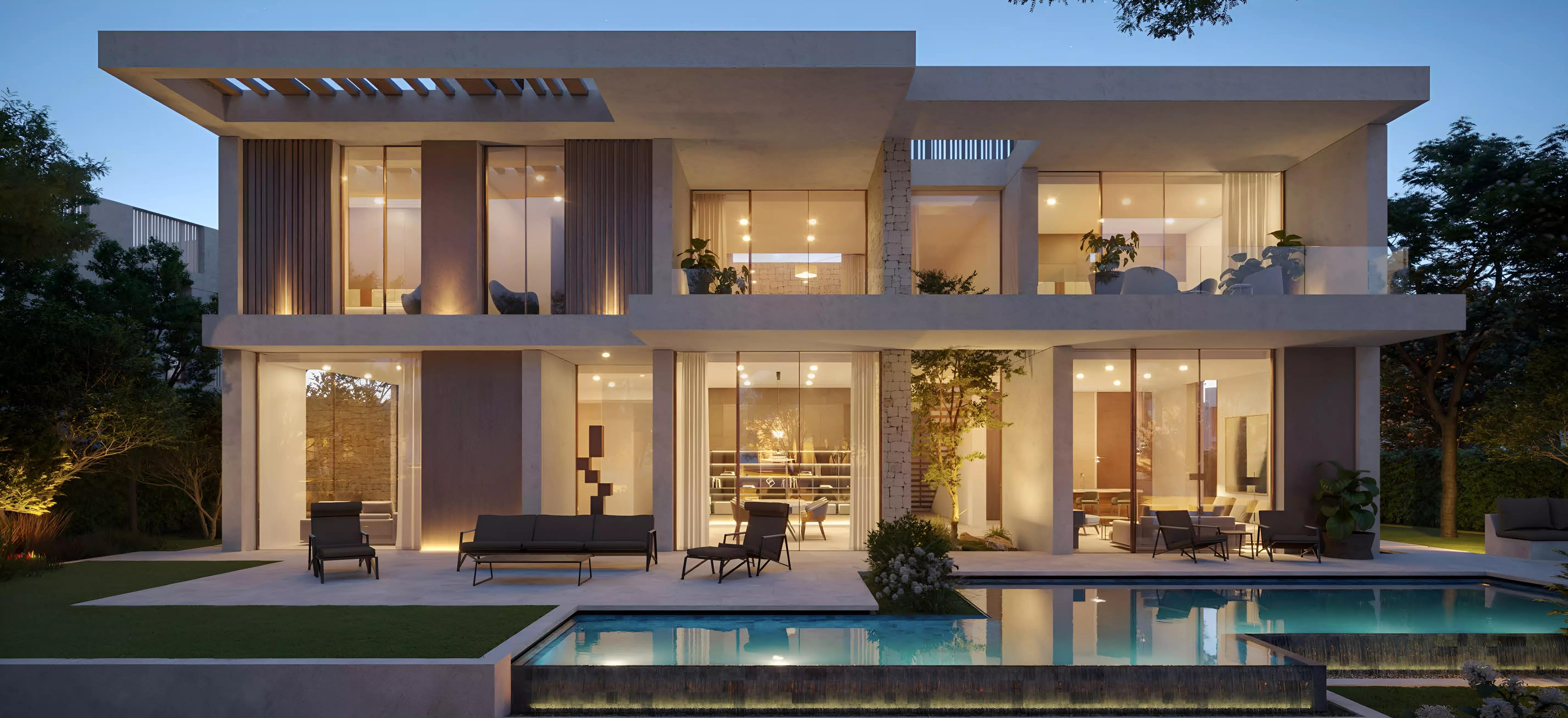 The Acres Phase 2 outdoor amenity area, Dubai Land