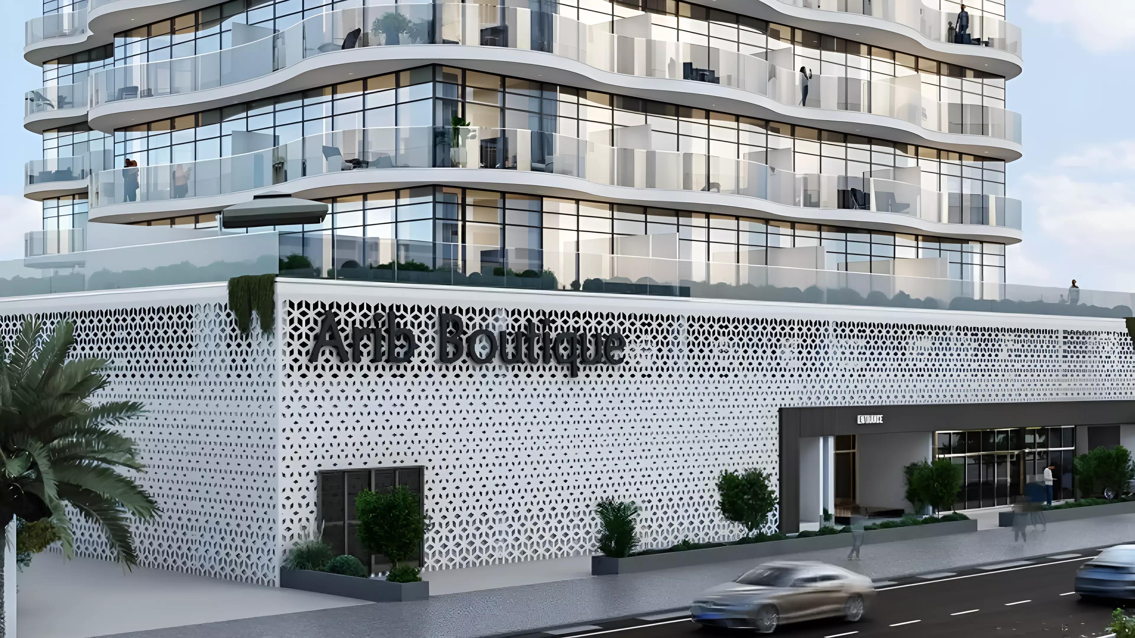 Arib Boutique apartment interior living area, DLRC Dubai