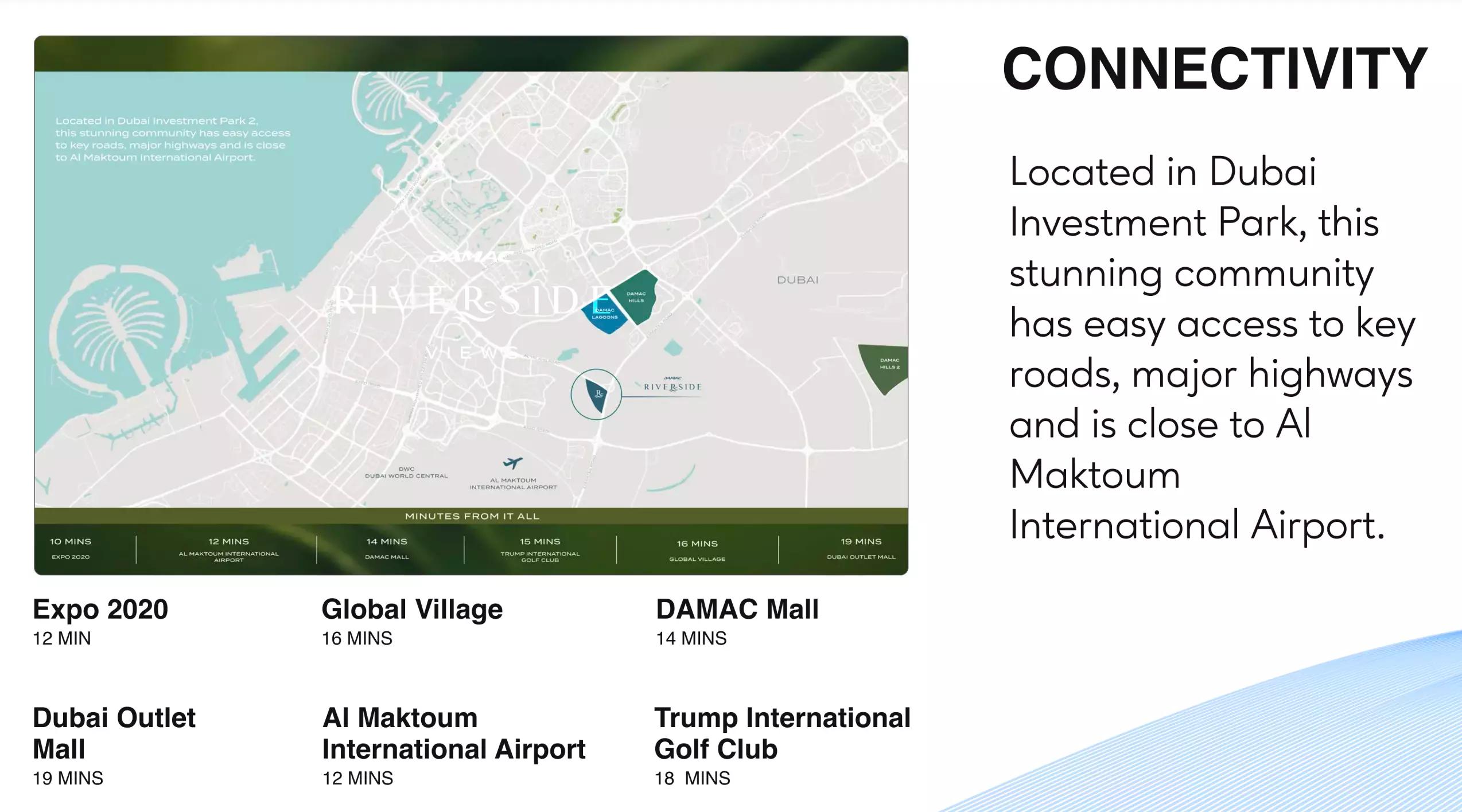 Damac Riverside Views Marine 2 masterplan layout, Dubai Investment Park