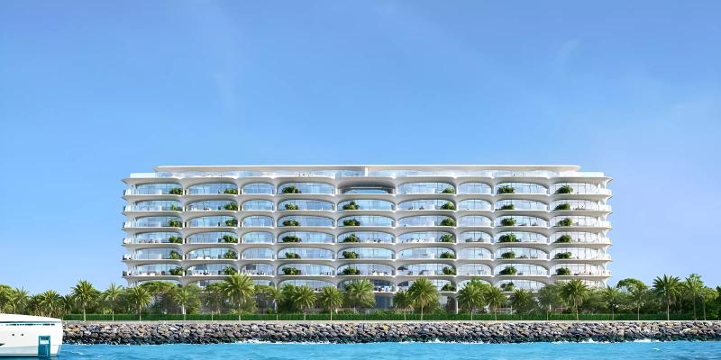 Ellington Ocean House exterior facade view, The Crescent, Palm Jumeirah, Dubai