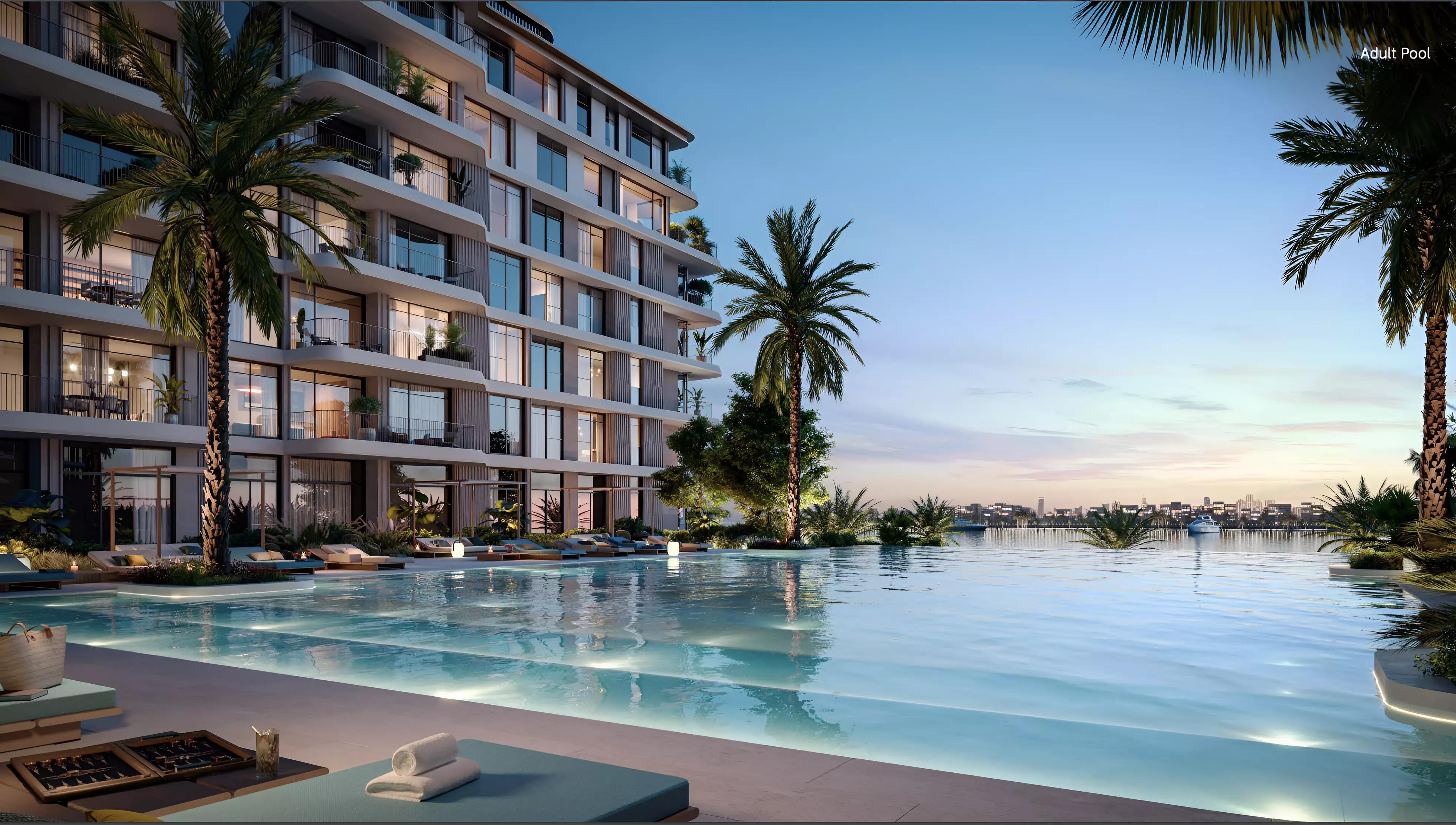 Bay Grove indoor swimming pool amenity, Dubai Islands