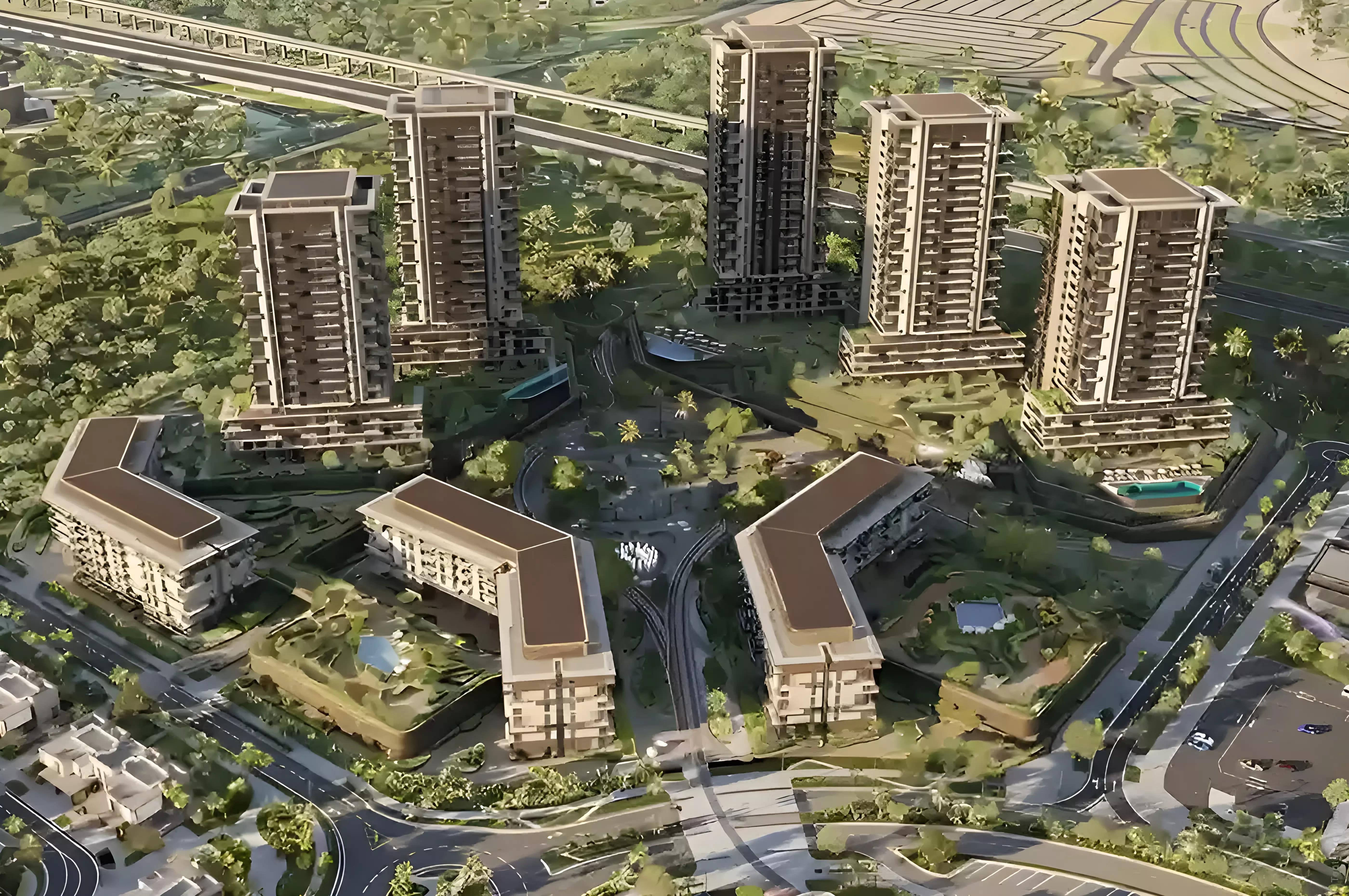 Tempo Residence apartment building exterior render at Athlon by Aldar, Dubai