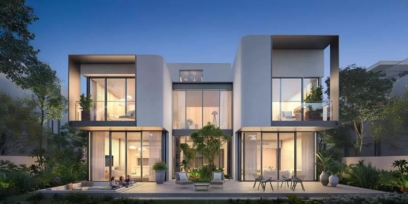 Address Hillcrest villa exterior with landscaped garden, Dubai Hills Estate, Dubai