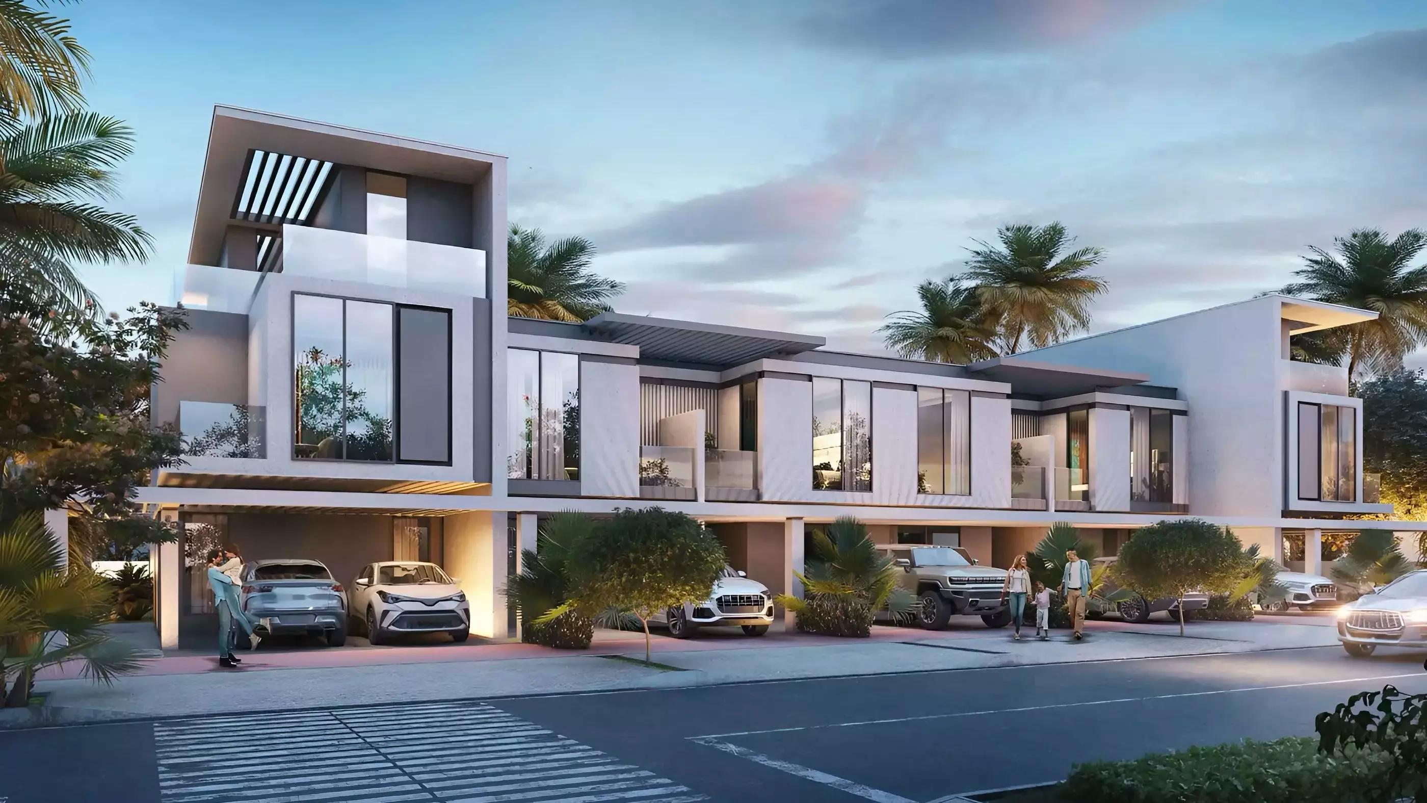 DAMAC Islands 2 master plan with lagoons and island clusters, Dubai Land