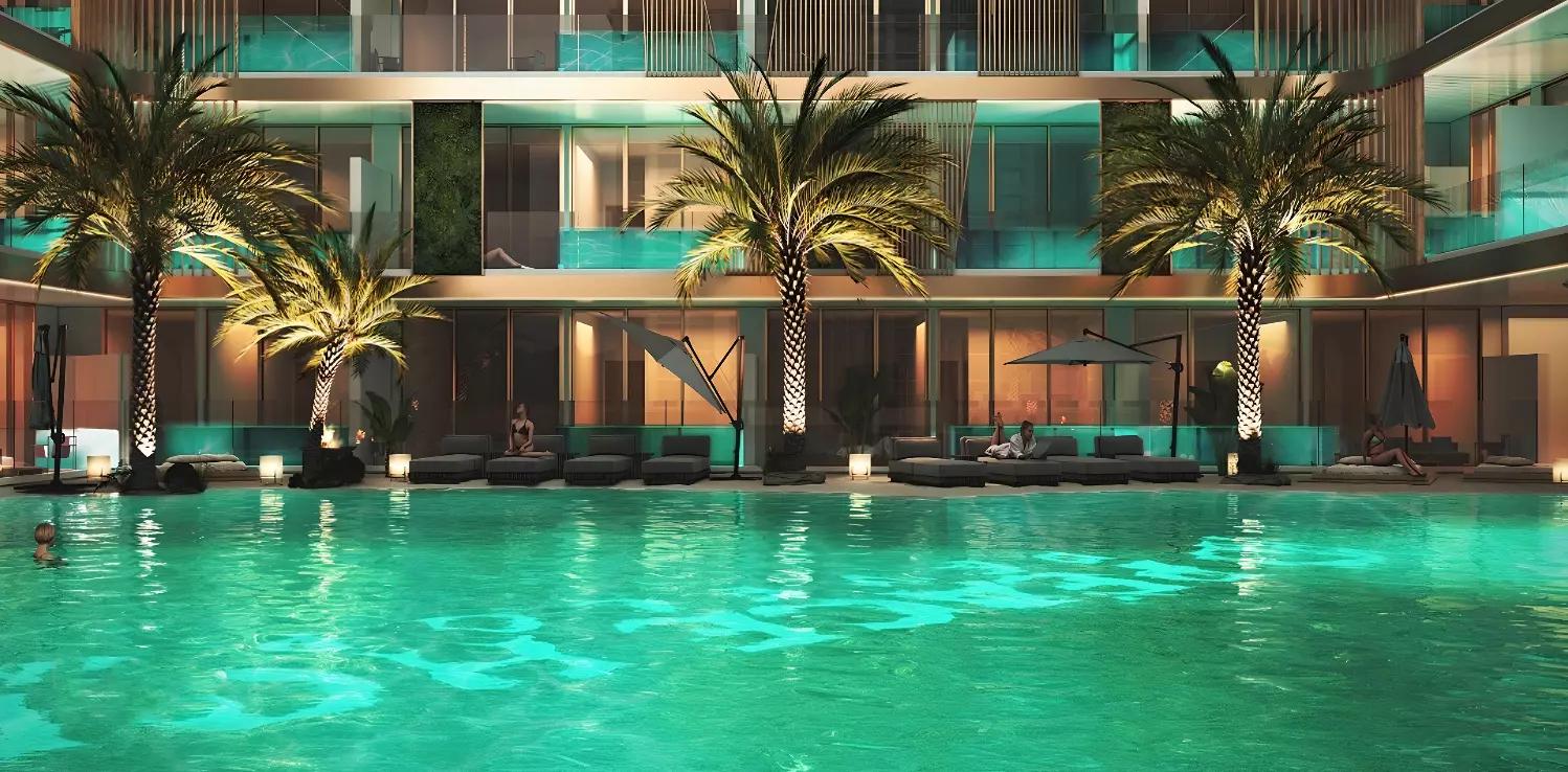 Peace Lagoons indoor swimming pool interior view