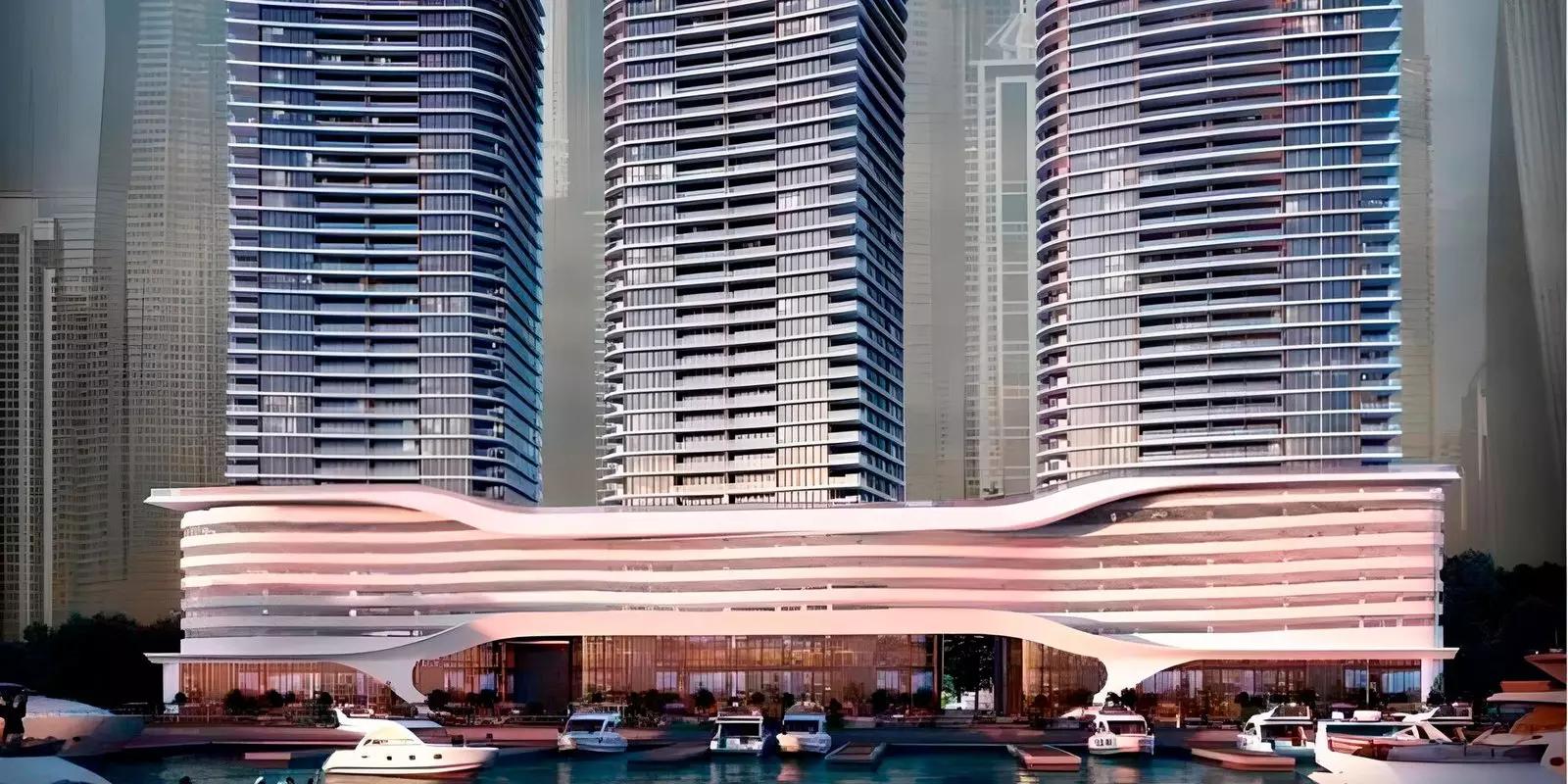 Furnished apartment interior at Sky Edition at Seahaven, Dubai Marina