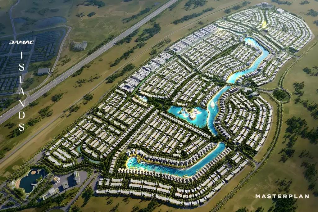 Seychelles 2 master plan layout showing the Seychelles cluster, DAMAC Islands, Dubai