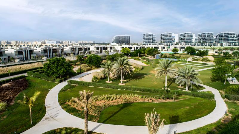 Arancia Yards residential tower exterior render, City of Arabia, Dubai