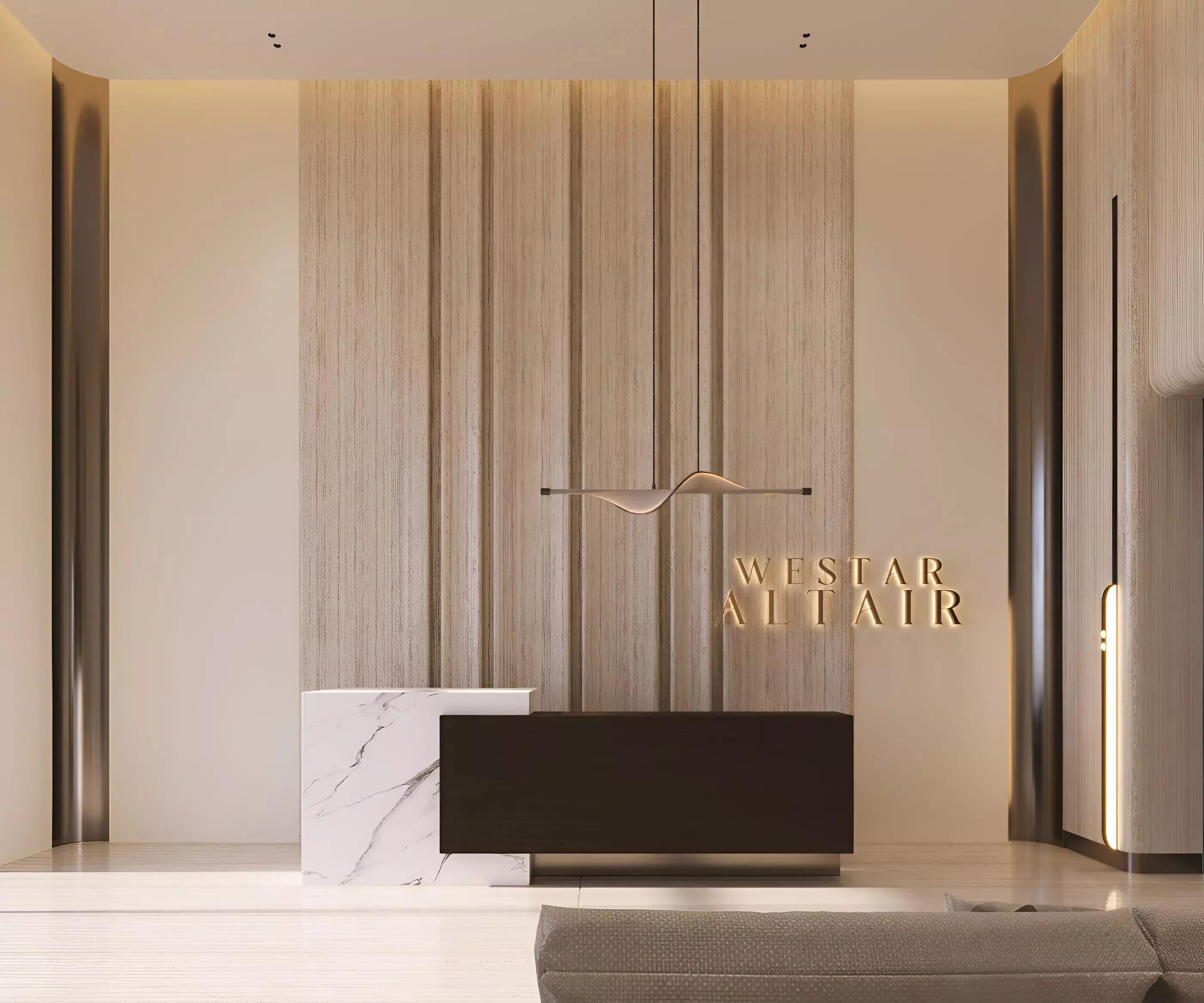 Westar Altair apartment building exterior, Dubai South