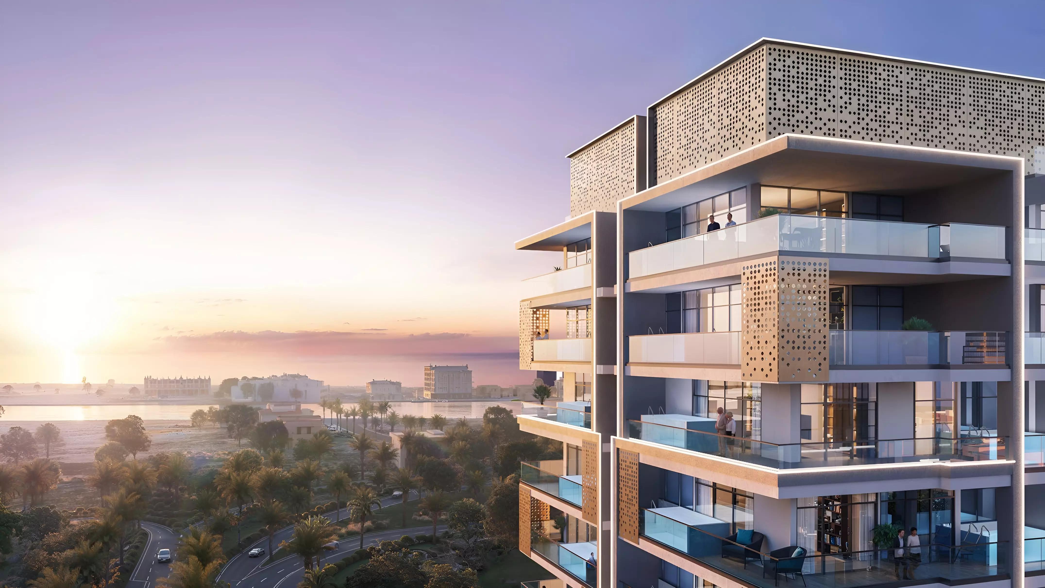 Samana Ocean Crest building render, Dubai Islands, Dubai