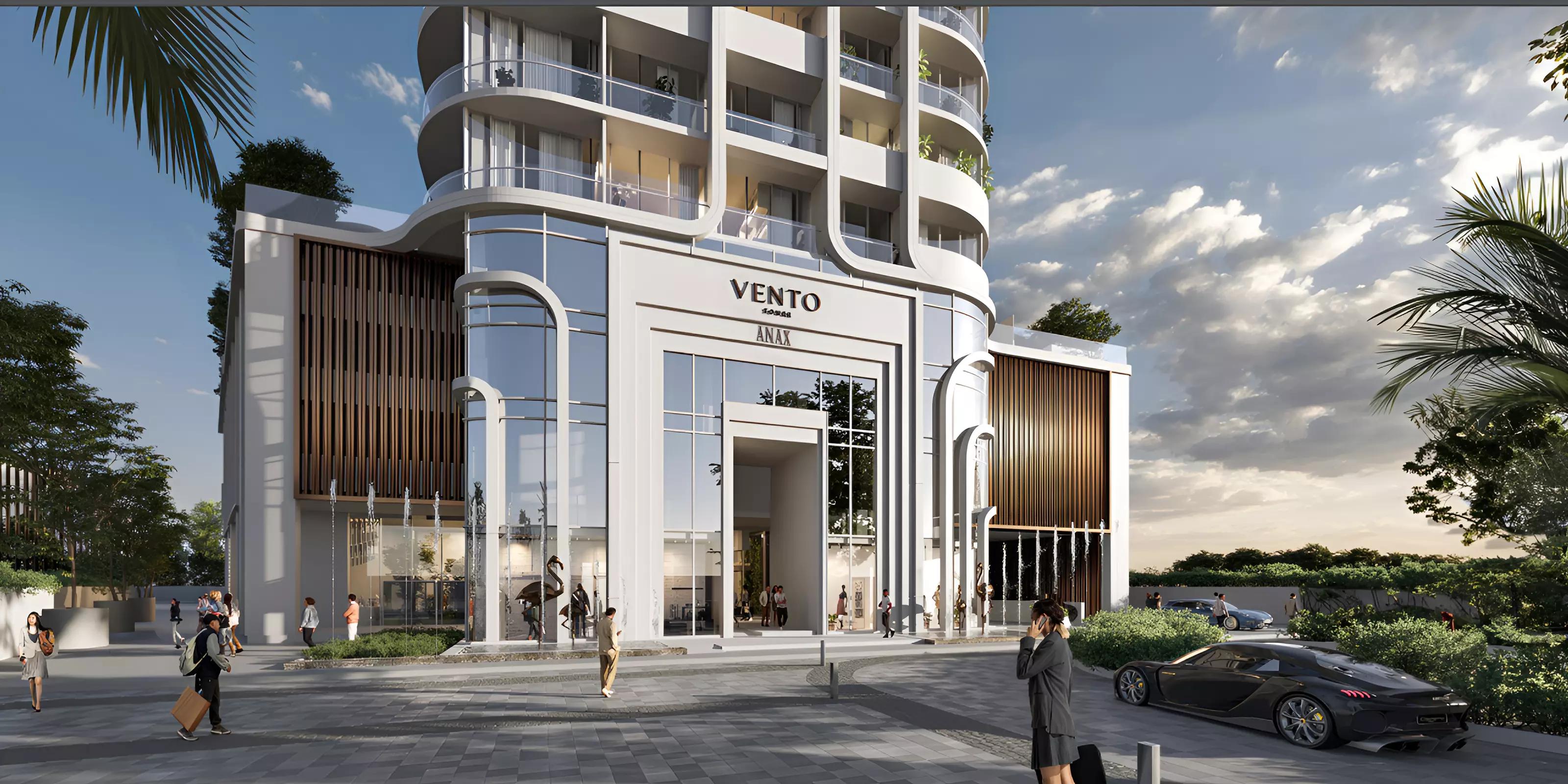 Vento Tower interior living area with furnished apartment finishes