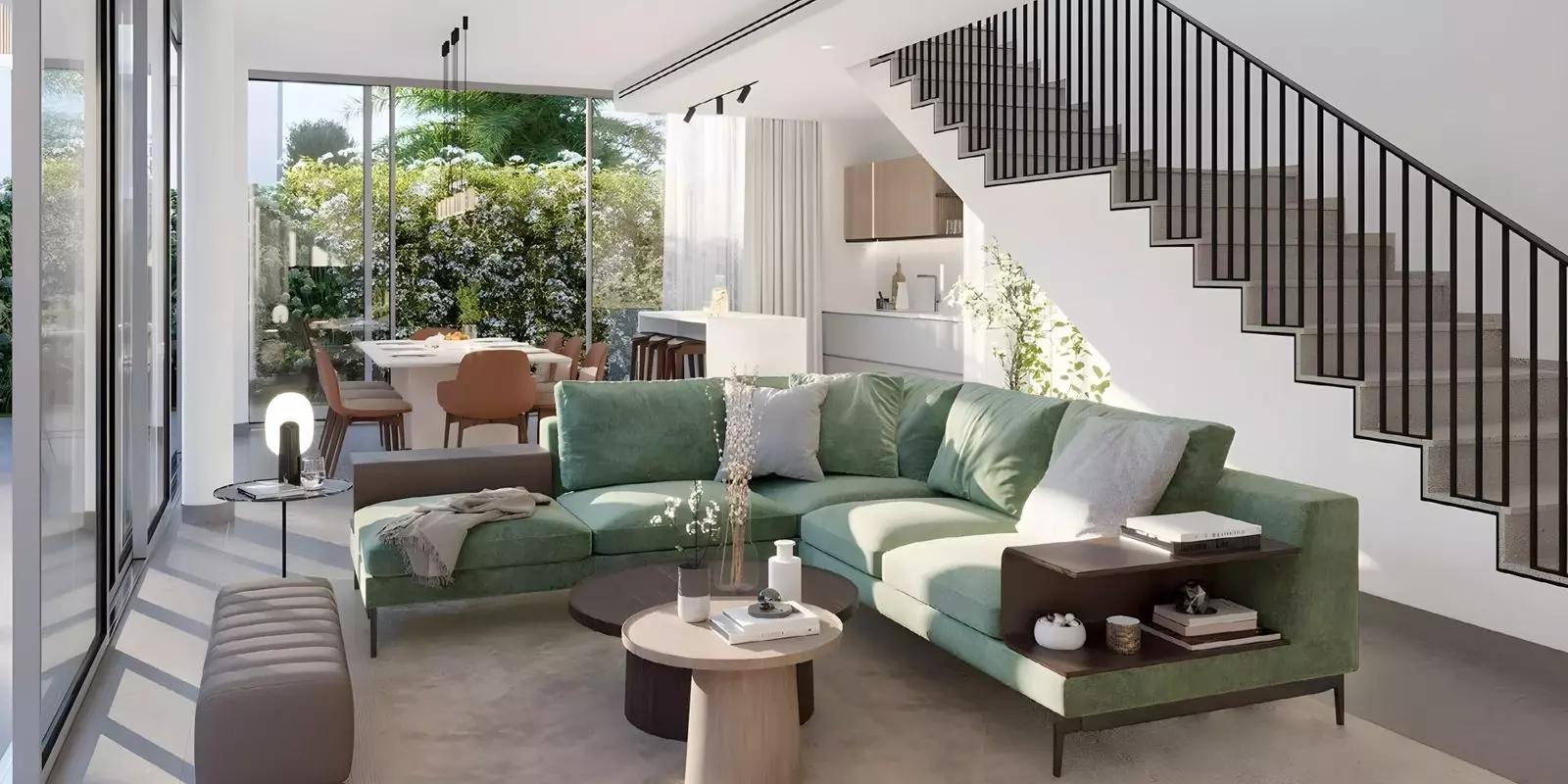 Villa community street view at June Phase 2, Arabian Ranches 3