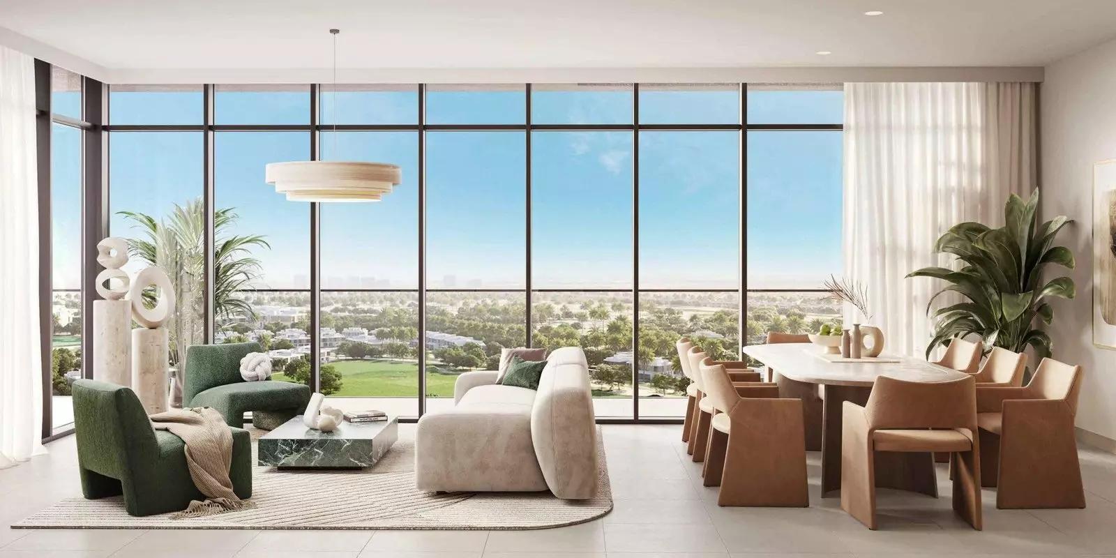 Golf Grand tennis court and outdoor amenity area, Dubai Hills Estate