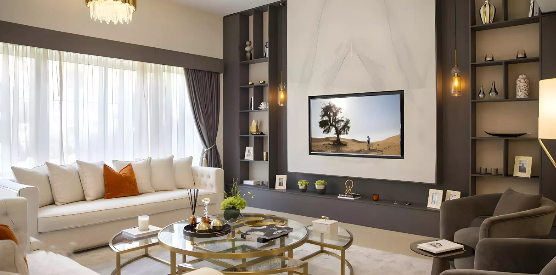 Nad Al Sheba Gardens Phase 3 community facade with paved driveway, Dubai