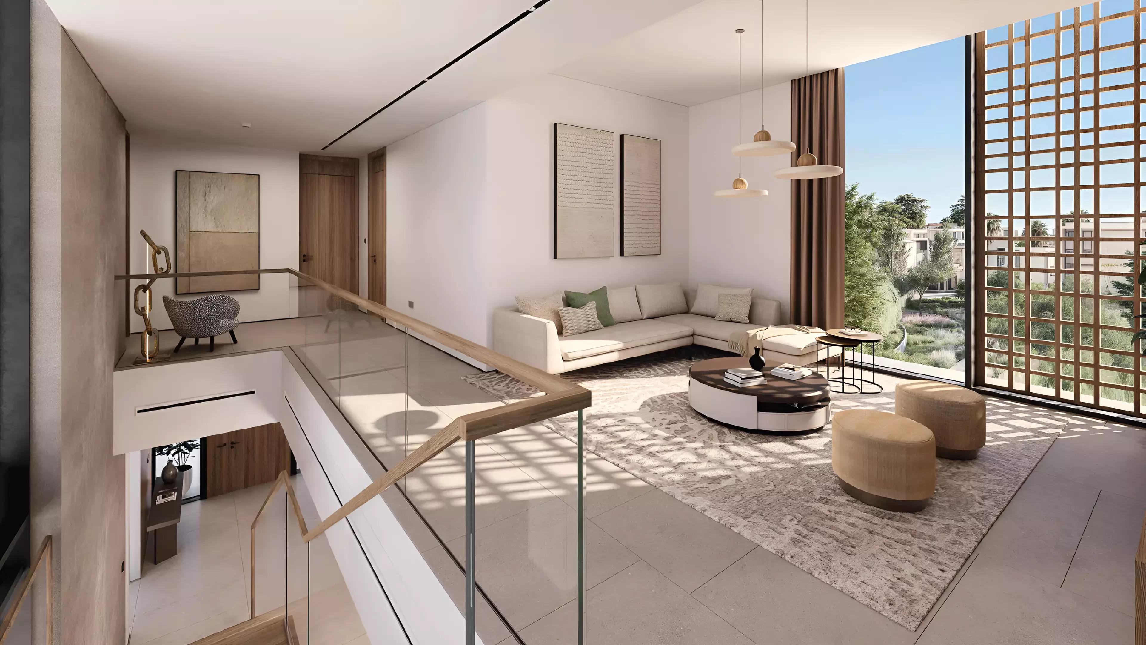 The Acres Phase 3 villa facade and driveway, Dubai Land, Dubai