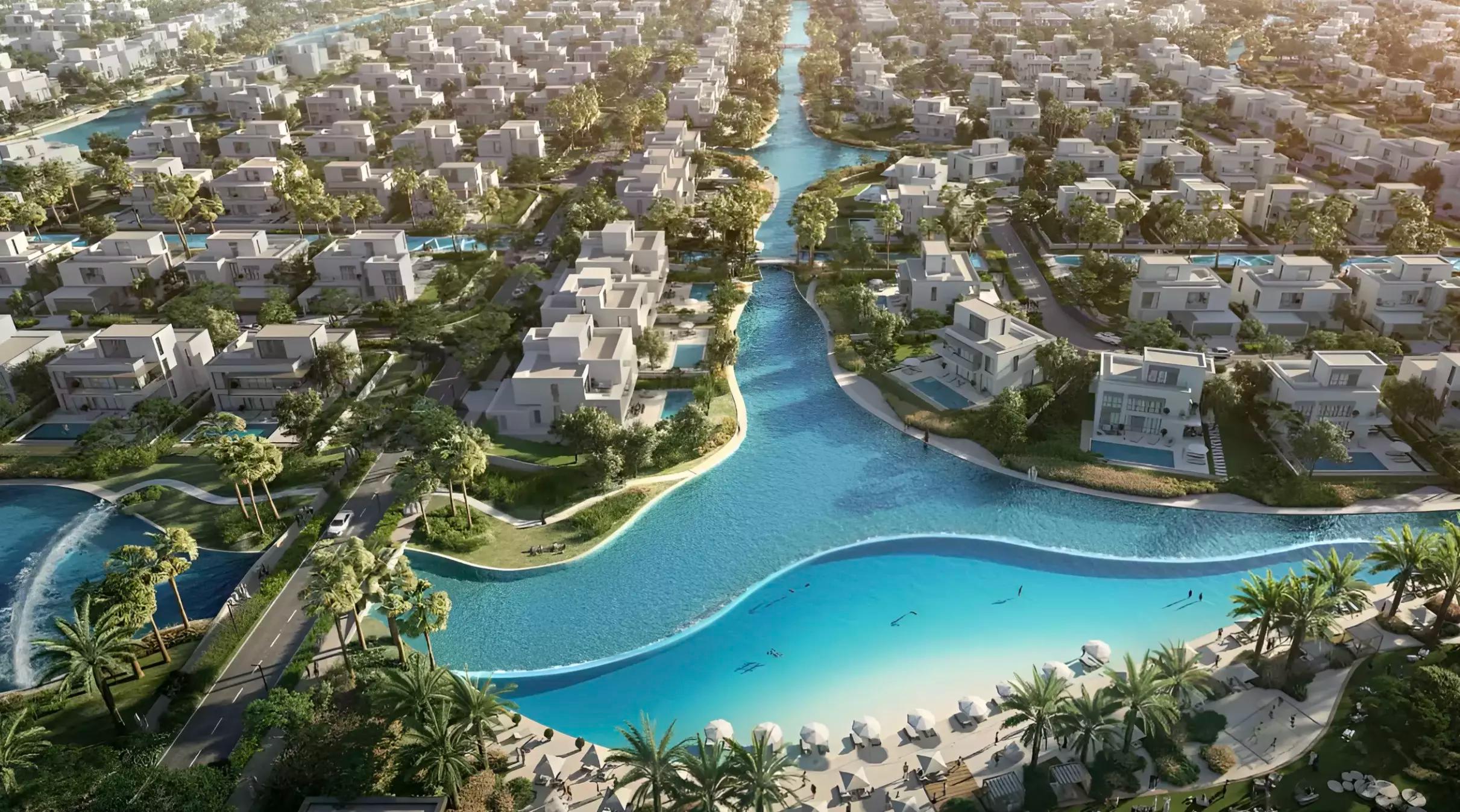Mirage villa interior living area, The Oasis by Emaar, Dubai