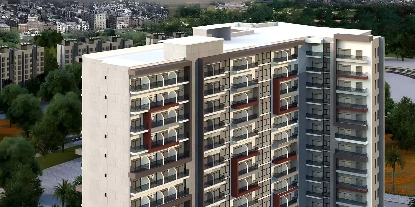 Shared swimming pool deck at Joya Dorado Residences, Arjan
