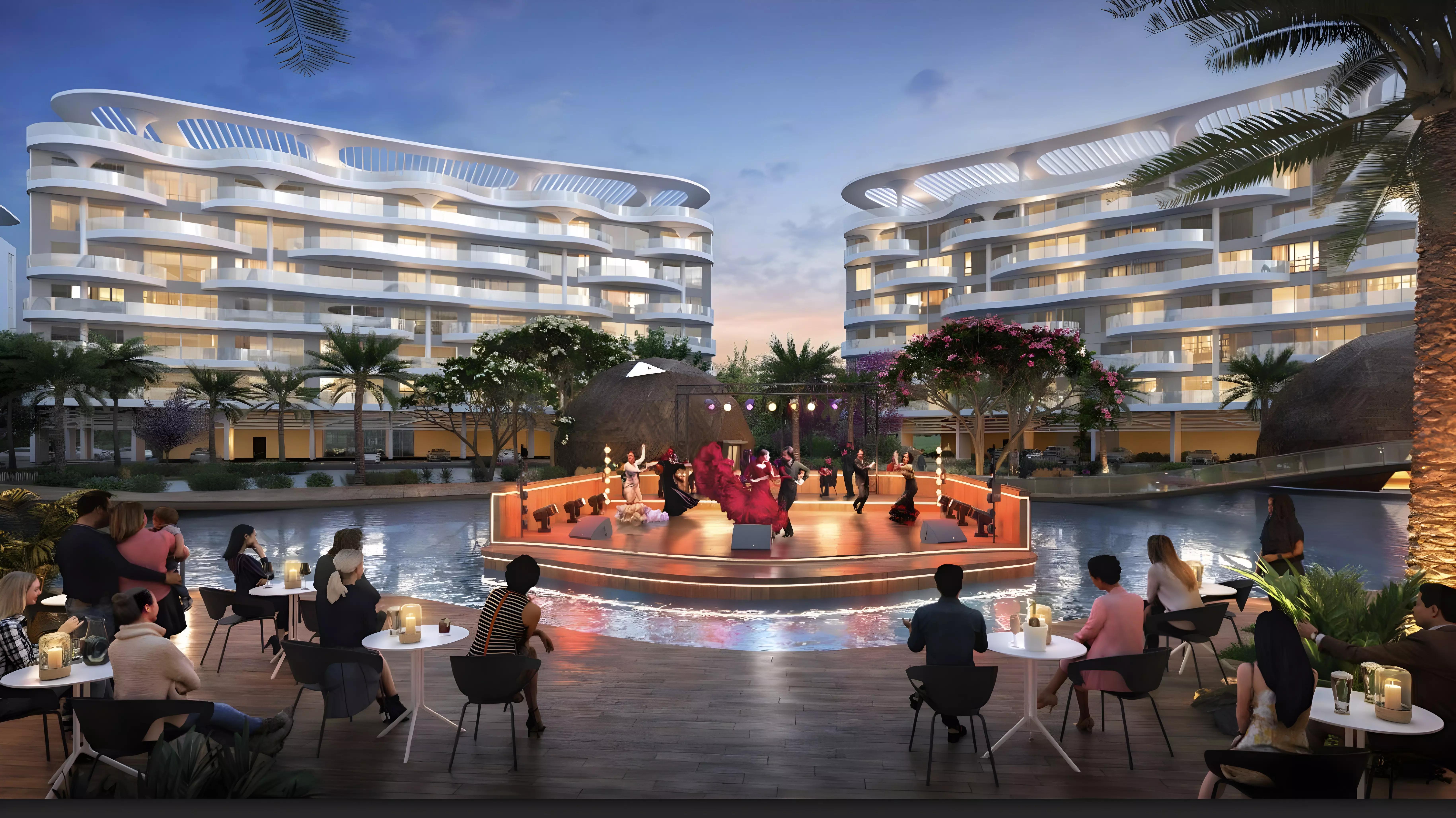 Amenity area at Lagoon Views 12, DAMAC Lagoons, Dubai