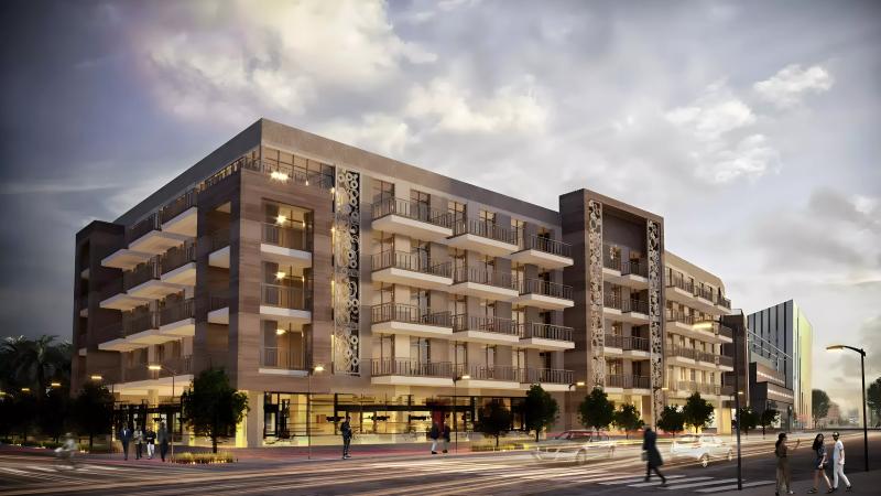 RR Residence exterior facade view, Dubai South, Dubai