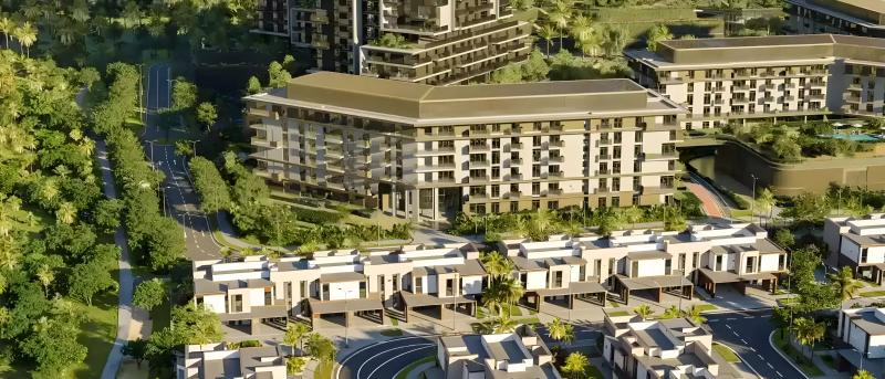 Grid Residence apartment building exterior render at Athlon by Aldar, Dubai