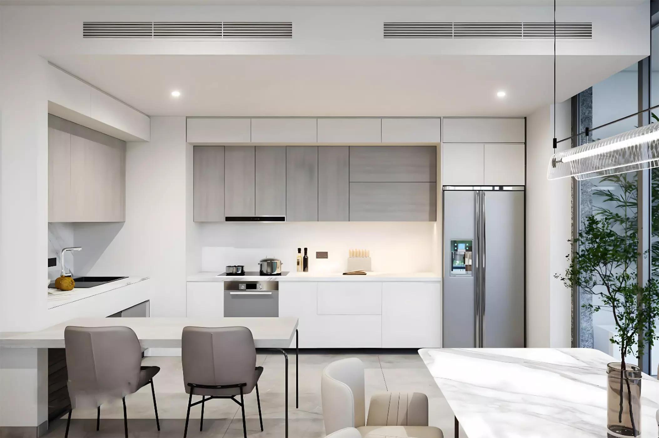 Sobha Skyscape Altius residential facade and balconies, Bukadra, Dubai