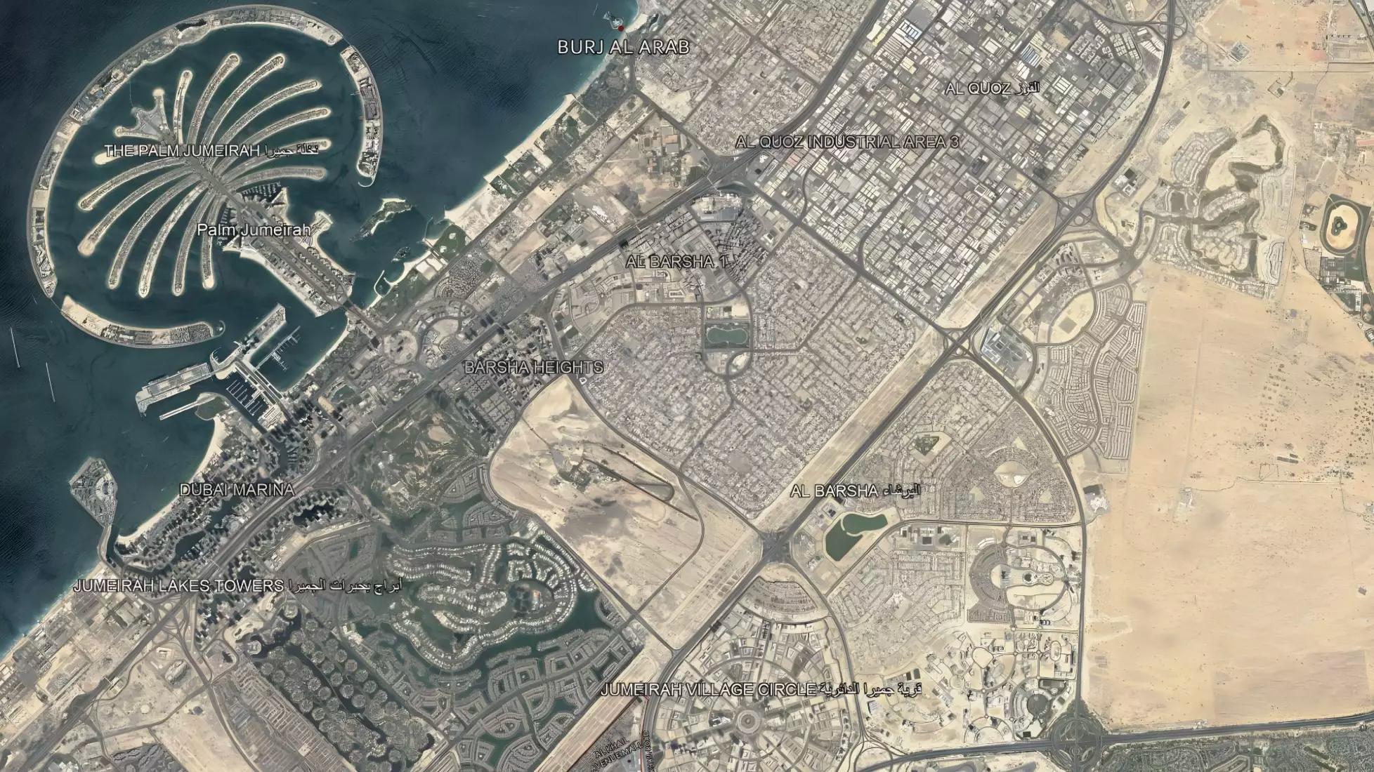 Cloud Tower master plan layout, District 2, Jumeirah Village Triangle