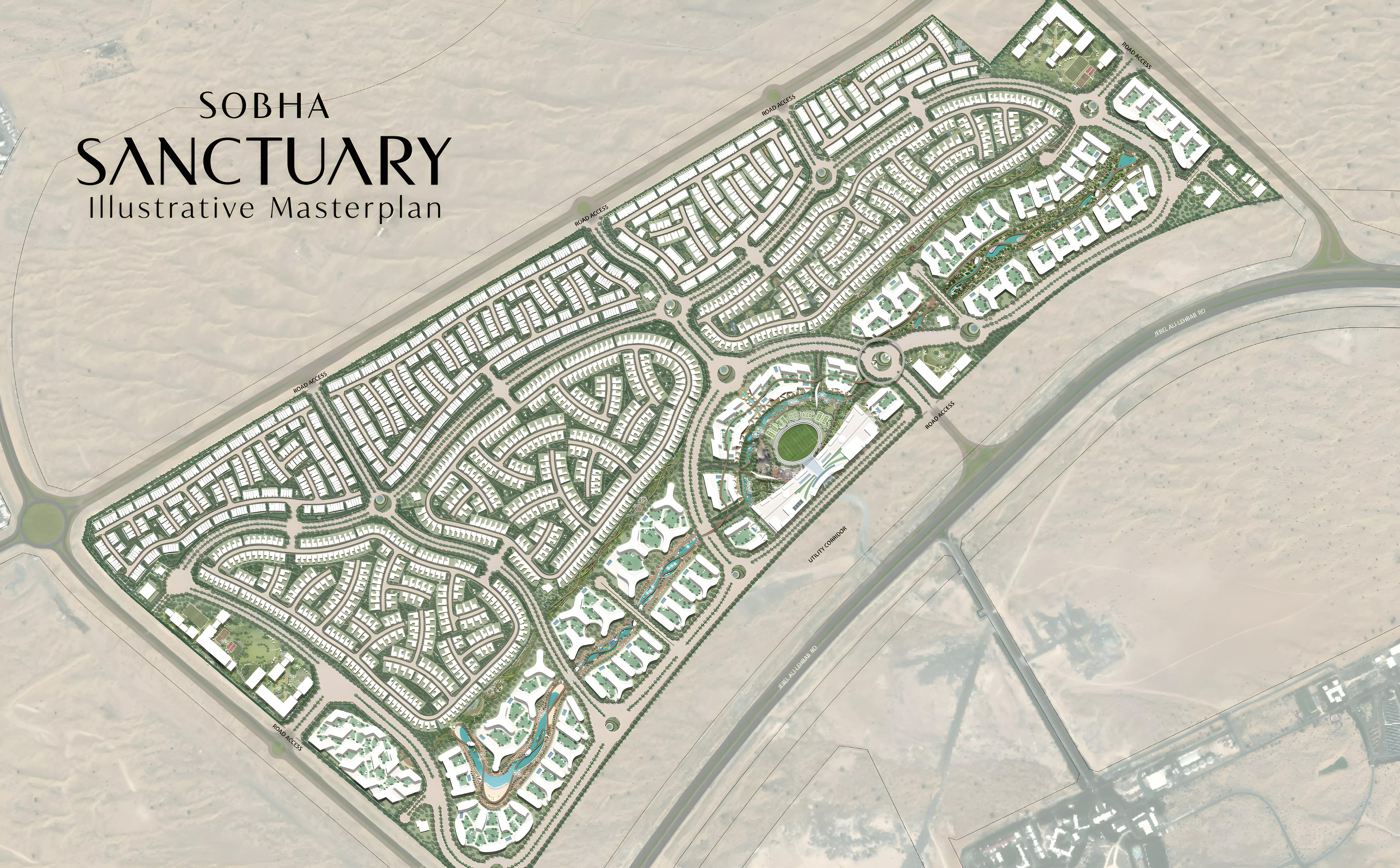 Sobha Sanctuary Apartments master plan layout