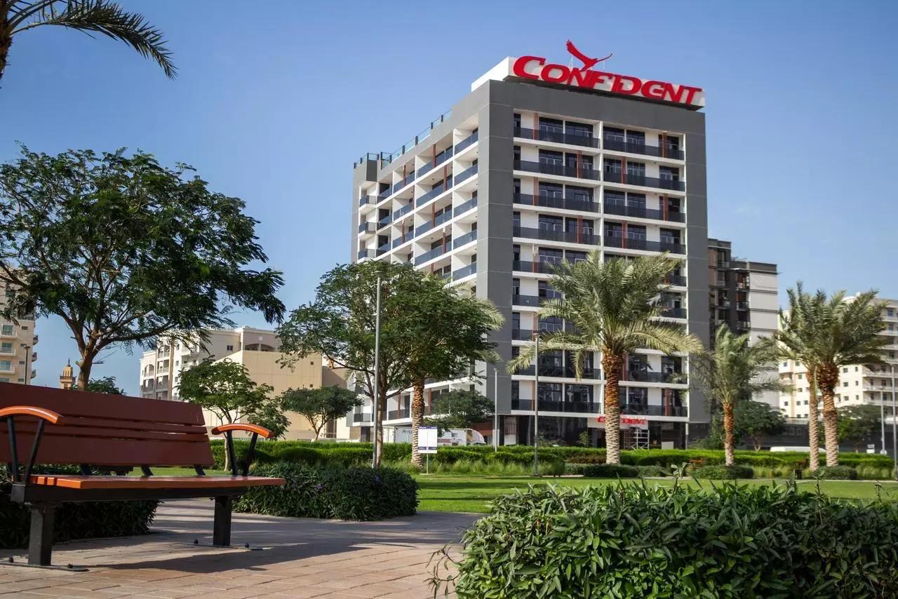 Confident Lancaster residential tower exterior, Liwan, Dubai