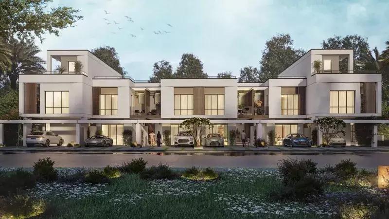 Damac Water Vein apartment exterior view, Damac Riverside, DIP 2, Dubai