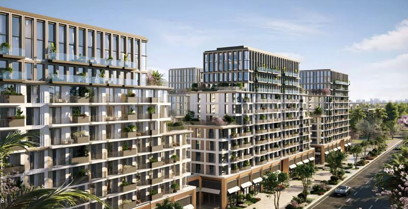 Loom at AVENEW 888 exterior building facade, Dubai South, Dubai