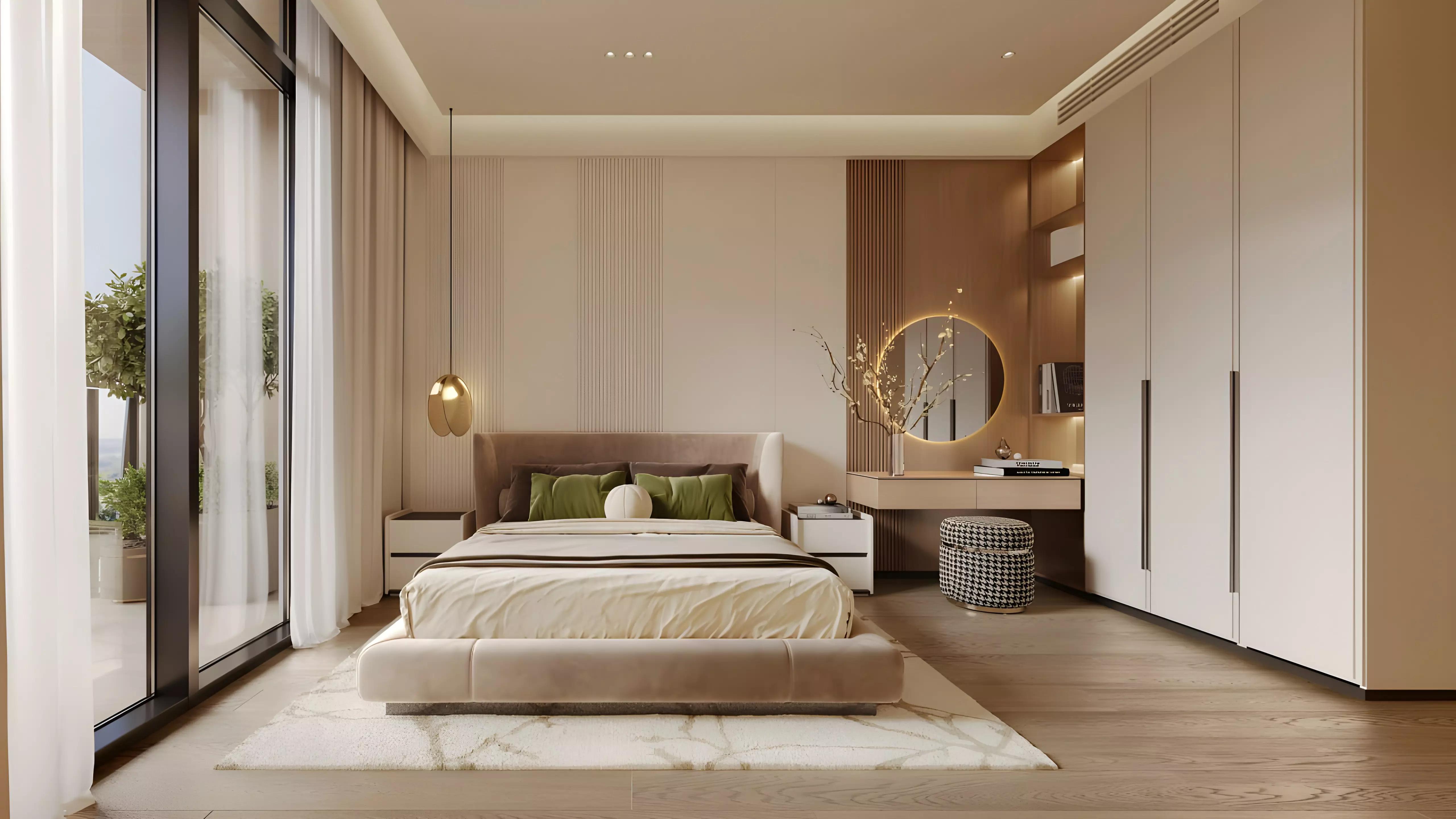 Oasis Residences landscaped garden area, Dubai South