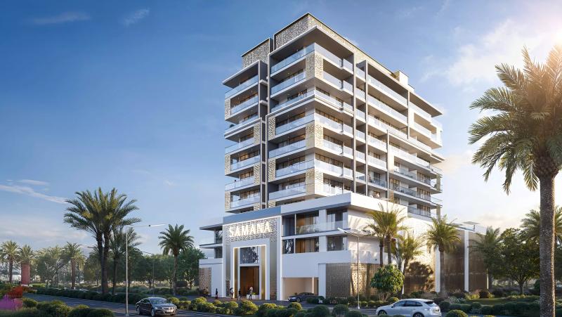 Samana Ocean Crest exterior building view, Dubai Islands, Dubai