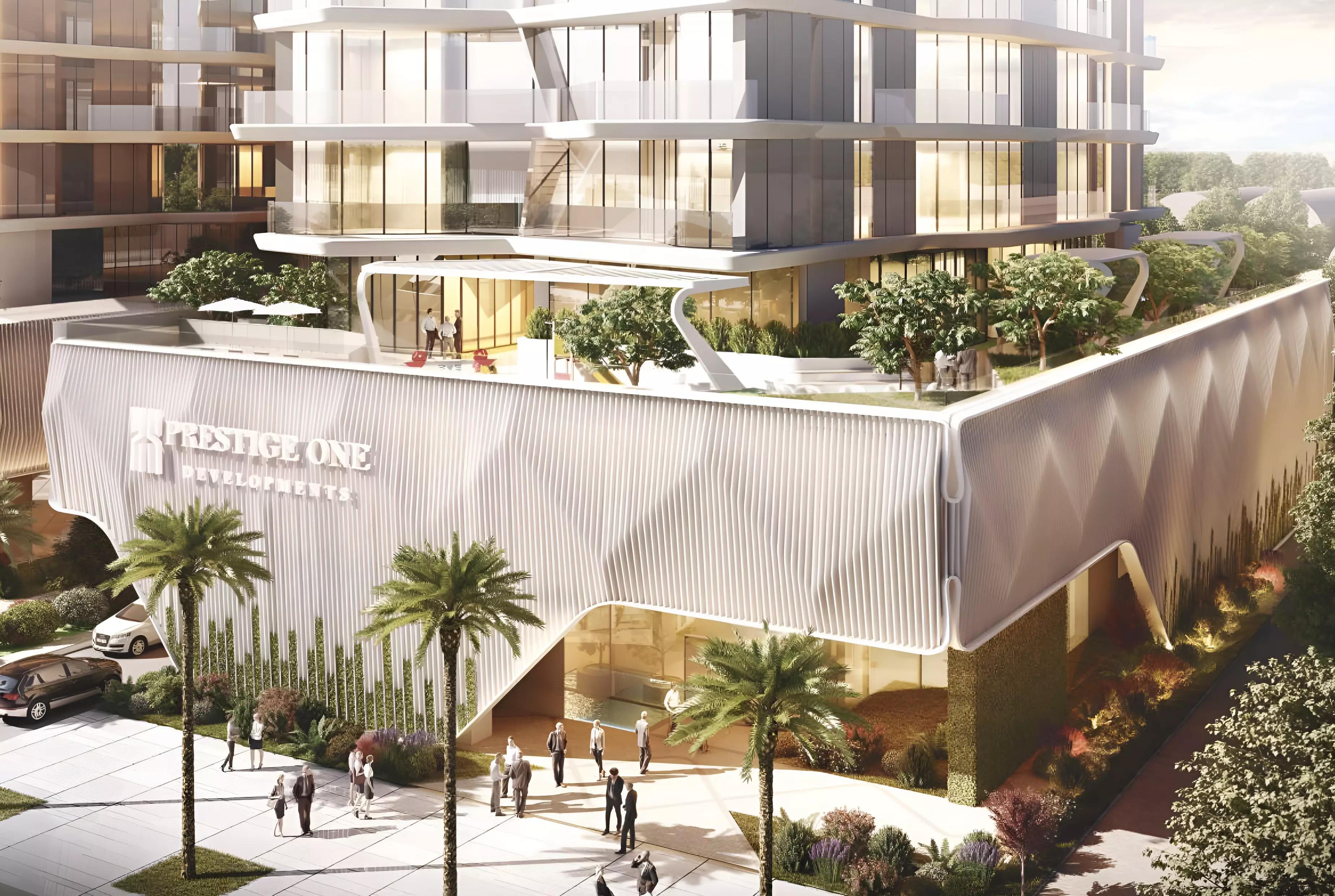 Harbour by Prestige One residential tower exterior, Dubai Islands