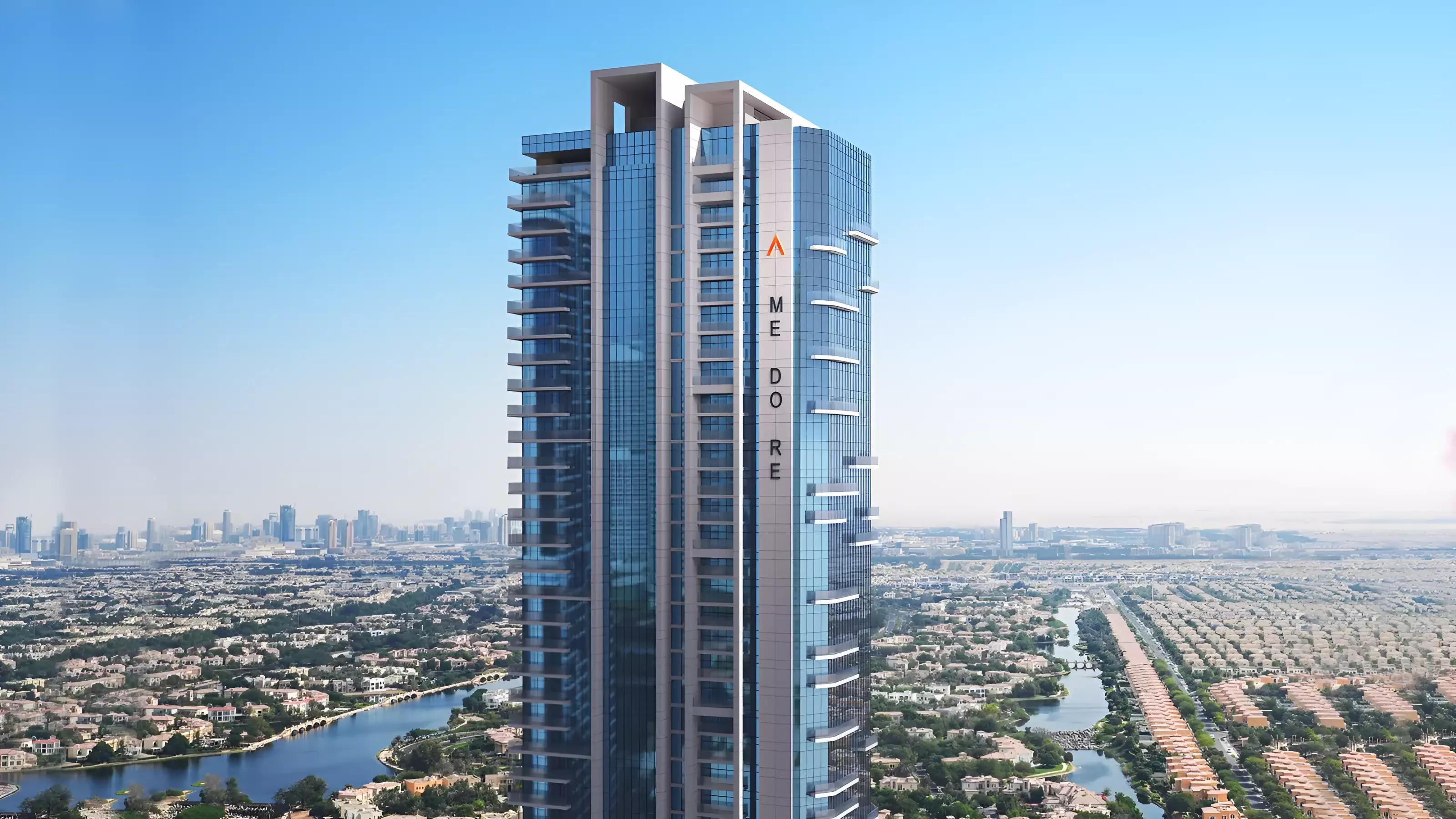 Apartment interior living area at Me Do Re Phase 2, Jumeirah Lake Towers