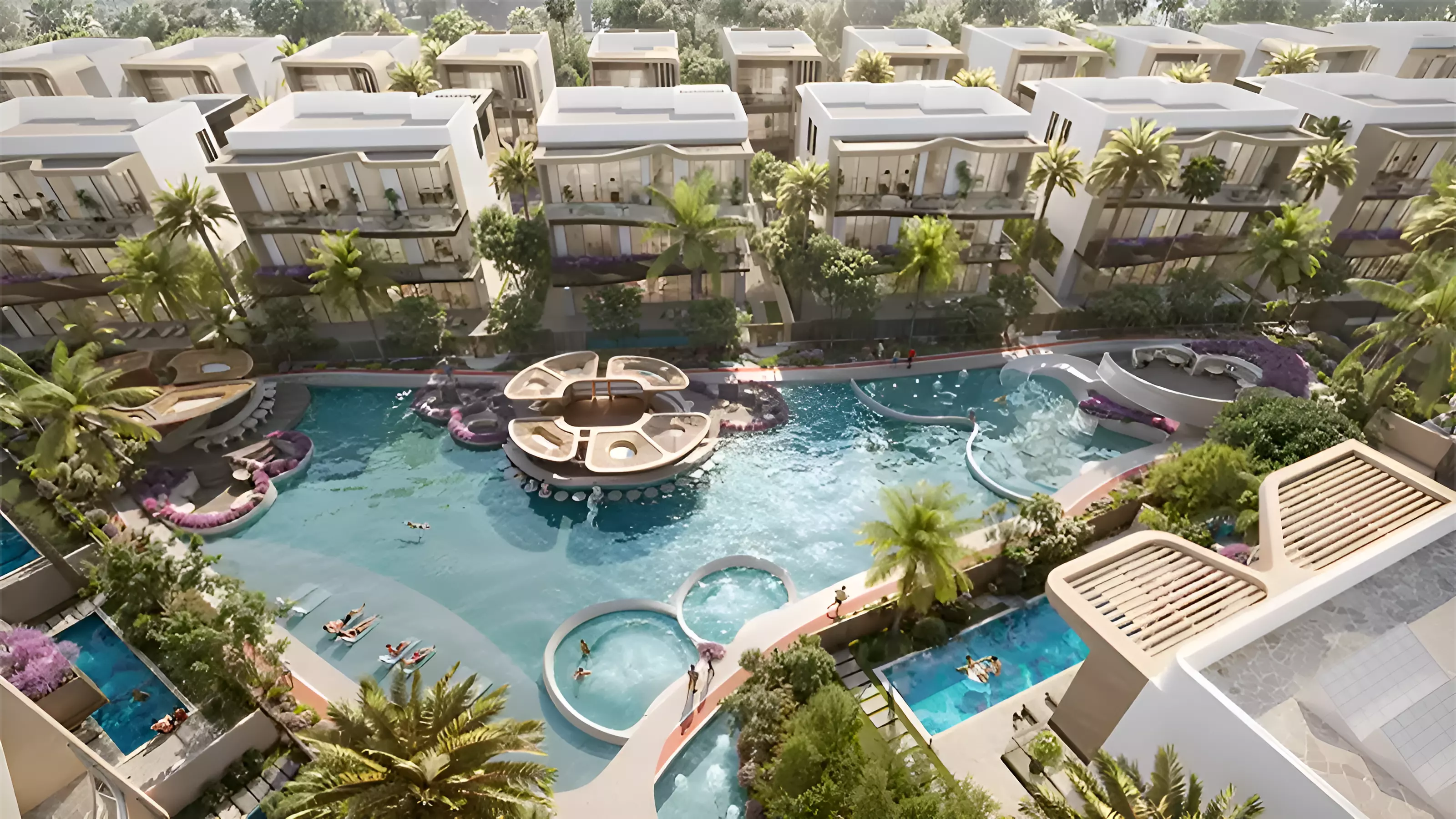 Knightsbridge Phase 2 villa garden and outdoor living space, MBR City