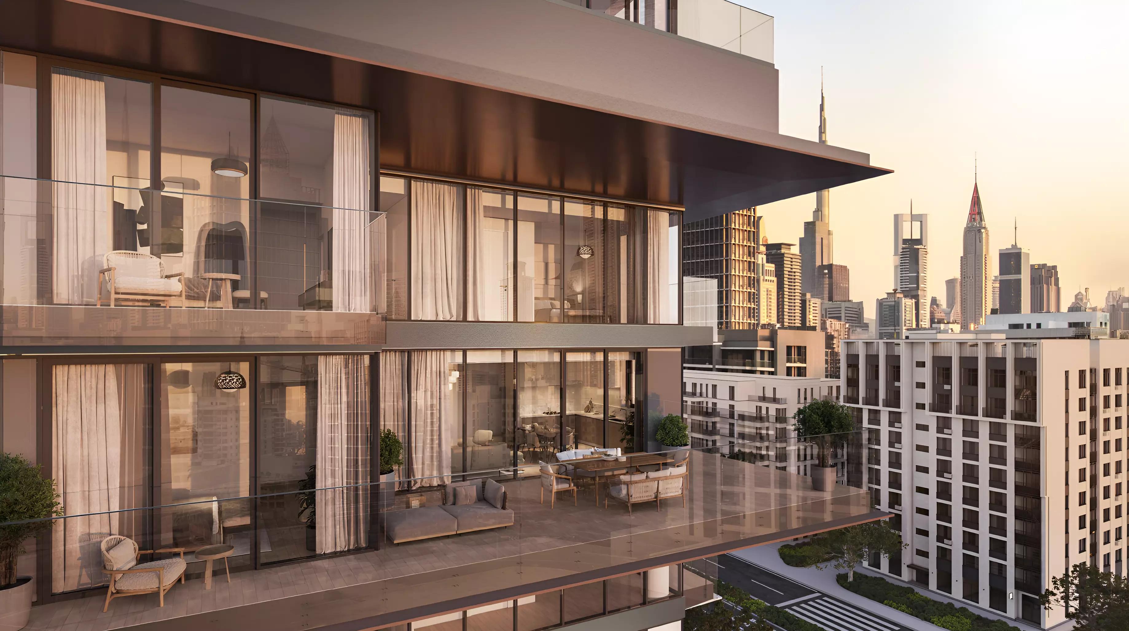 Master plan layout of the KORO One development, Jumeirah Garden City, Al Satwa