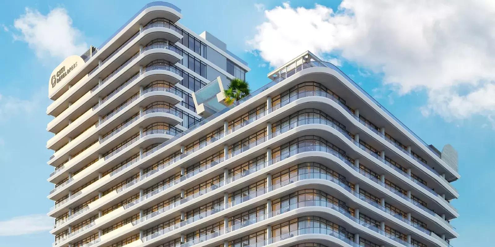 Aveline Residences building elevation, JVC, Dubai