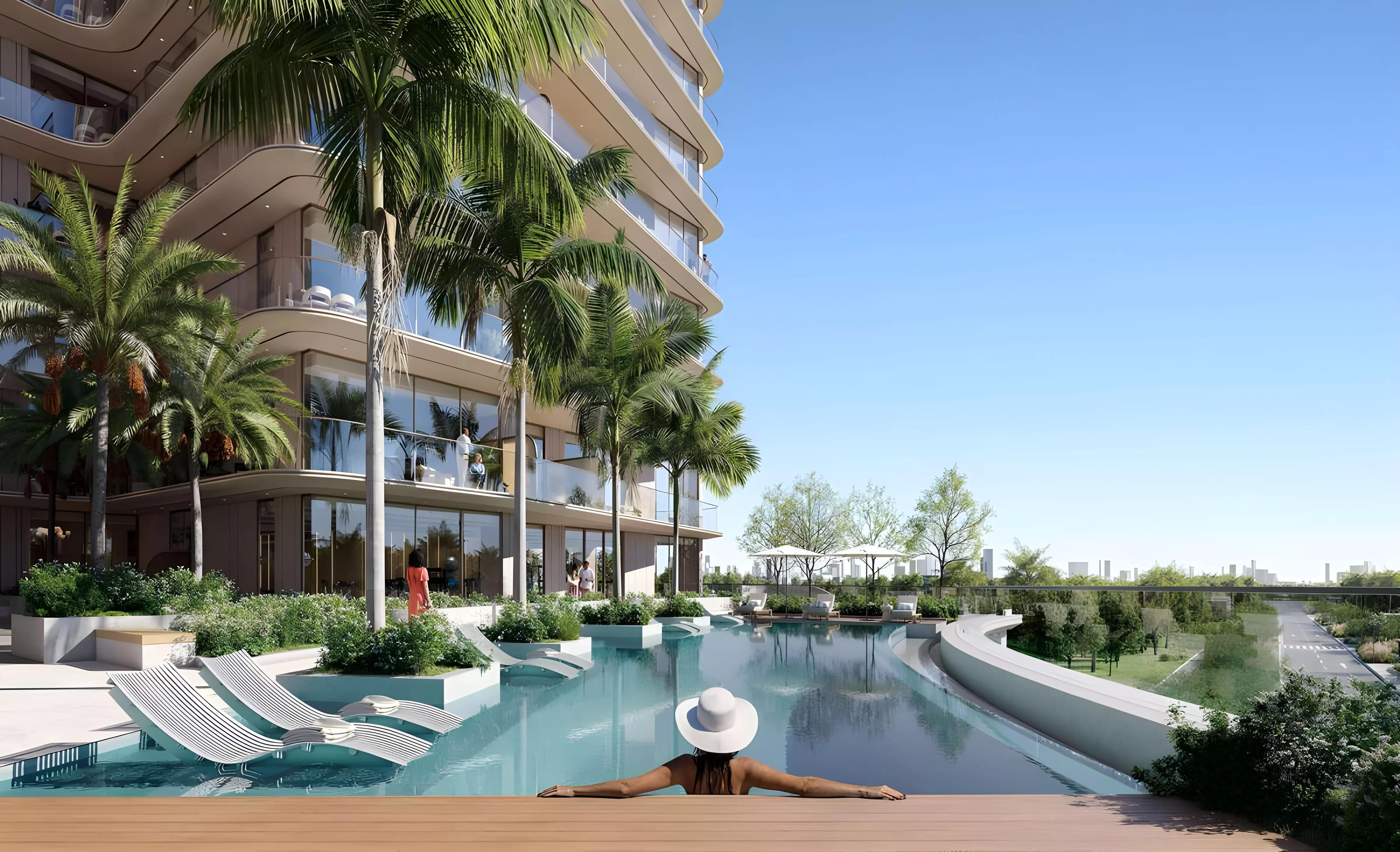 Inara Residence exterior building facade, Dubai South, Dubai