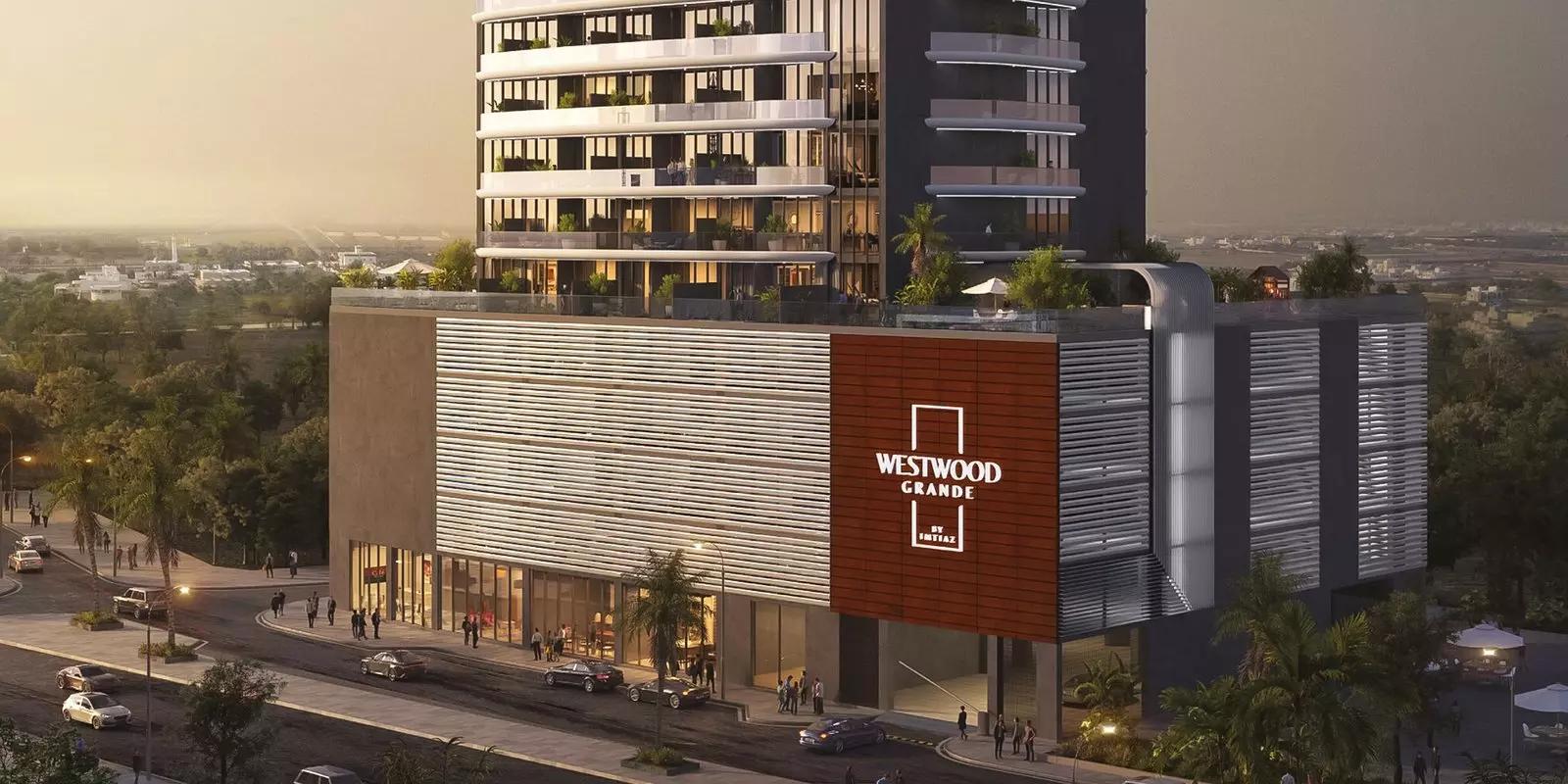 Interior amenity space at Westwood Grande, Jumeirah Village Circle, Dubai